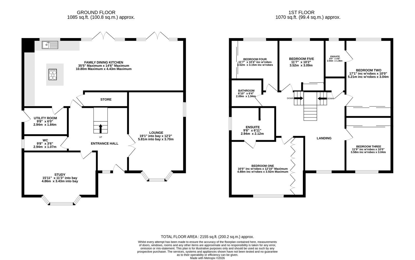 14, Wildings Grove, Northwich floorplan