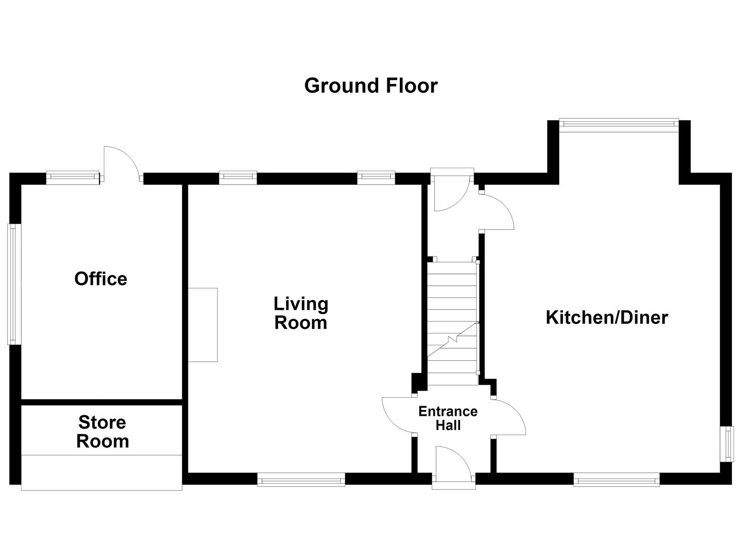 Myrtle Cottage, 170, Station Road, Ossett floorplan