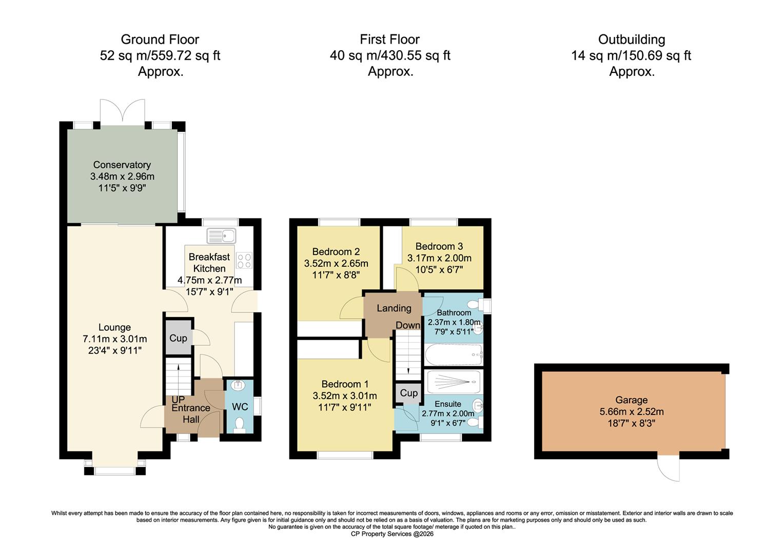 3, Hilldrecks View, Rotherham floorplan