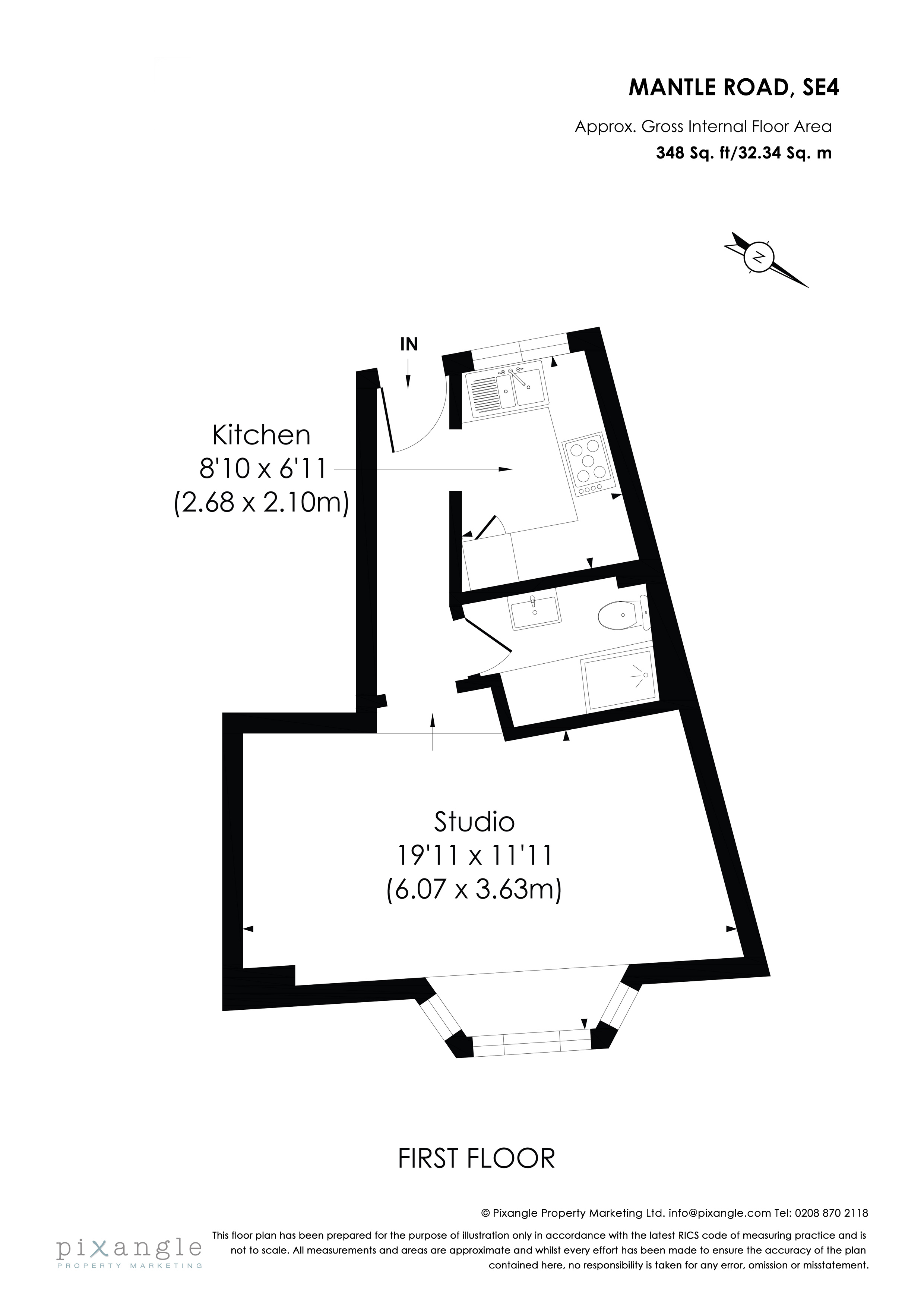 0 Bedrooms Studio for sale in Mantle Court, 209-211 Mantle Road, London SE4