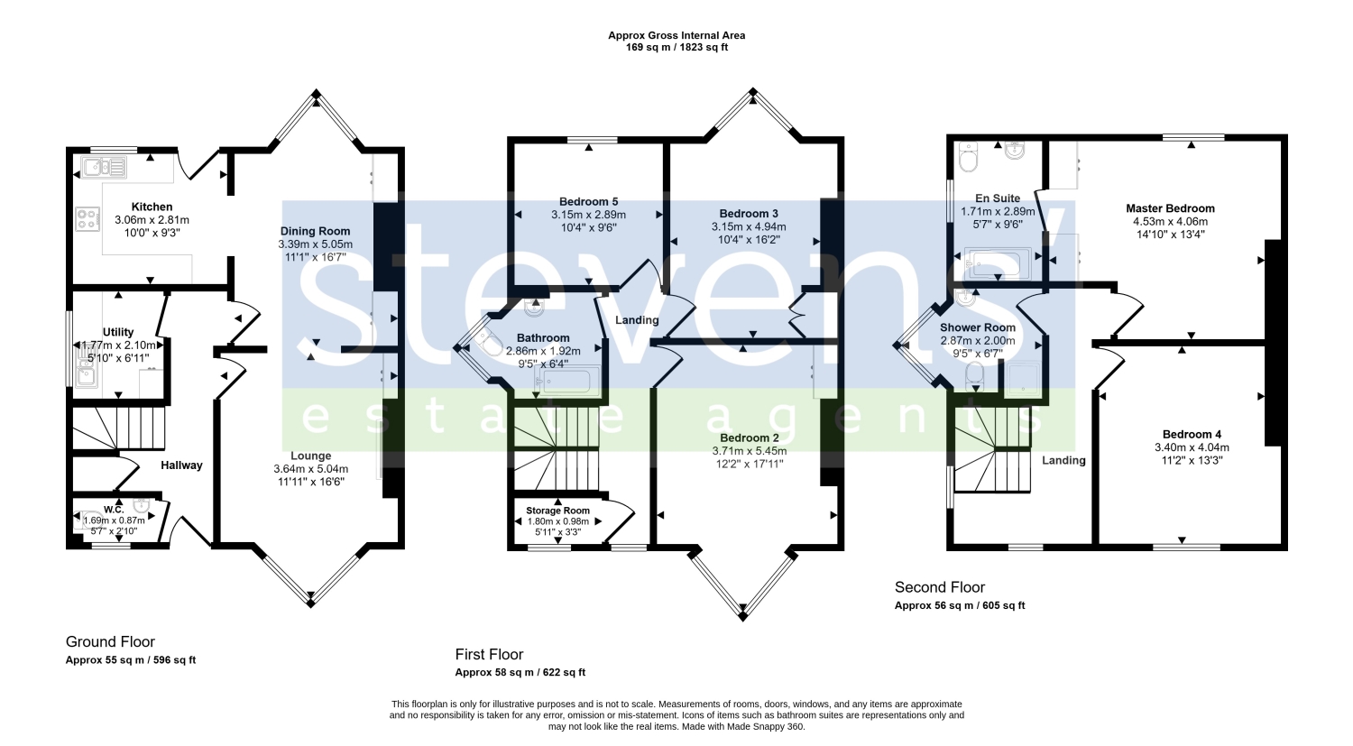90, North Street, Okehampton floorplan