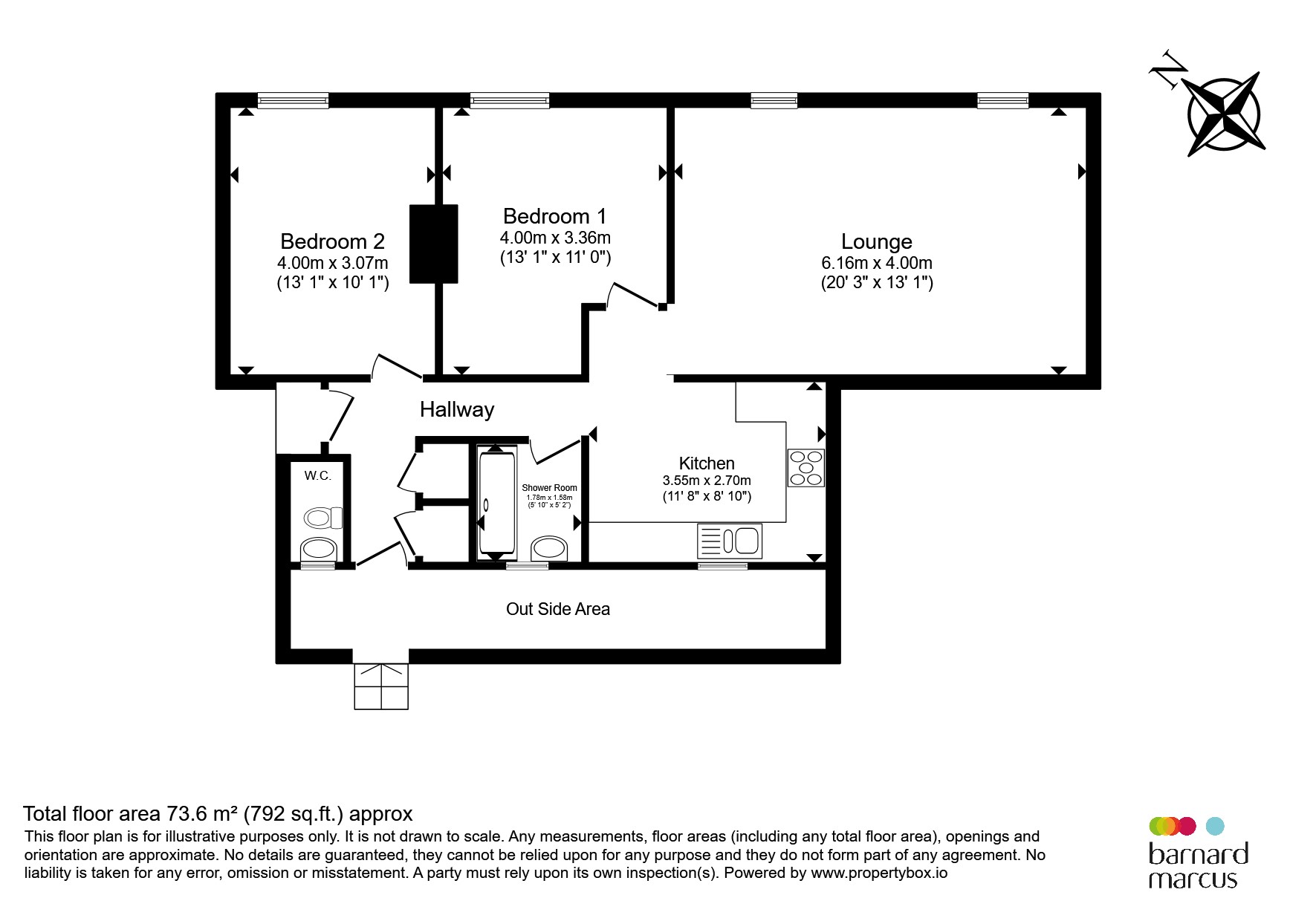 Flat 18, Pearce House, Tilson Gardens, London floorplan