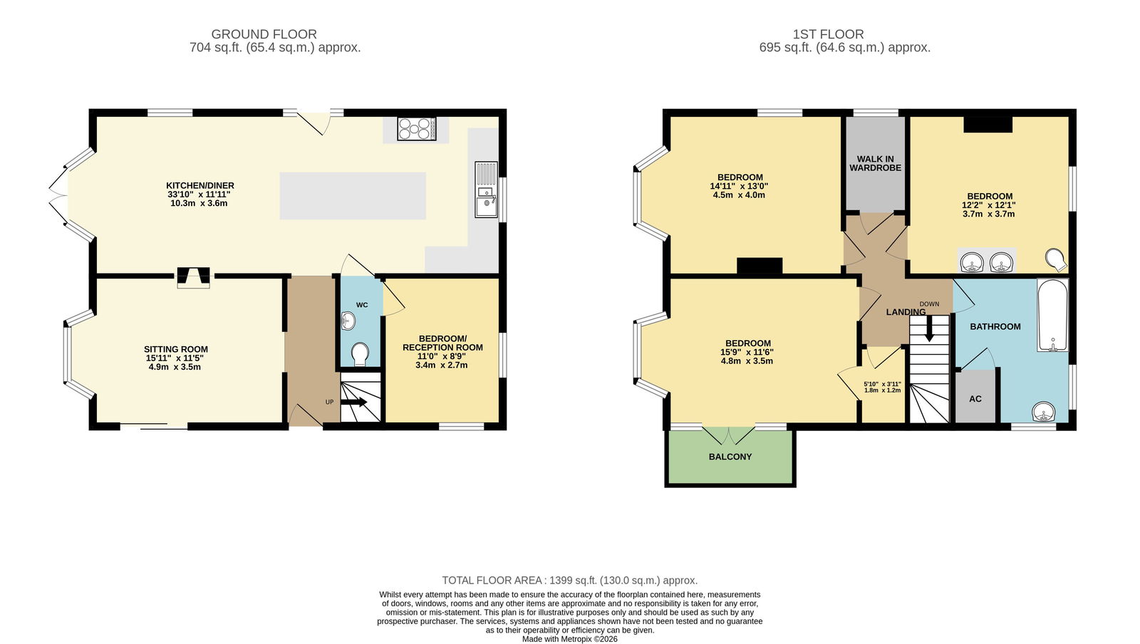 Sparepenny Cottage, Ledbury Road, Dymock floorplan