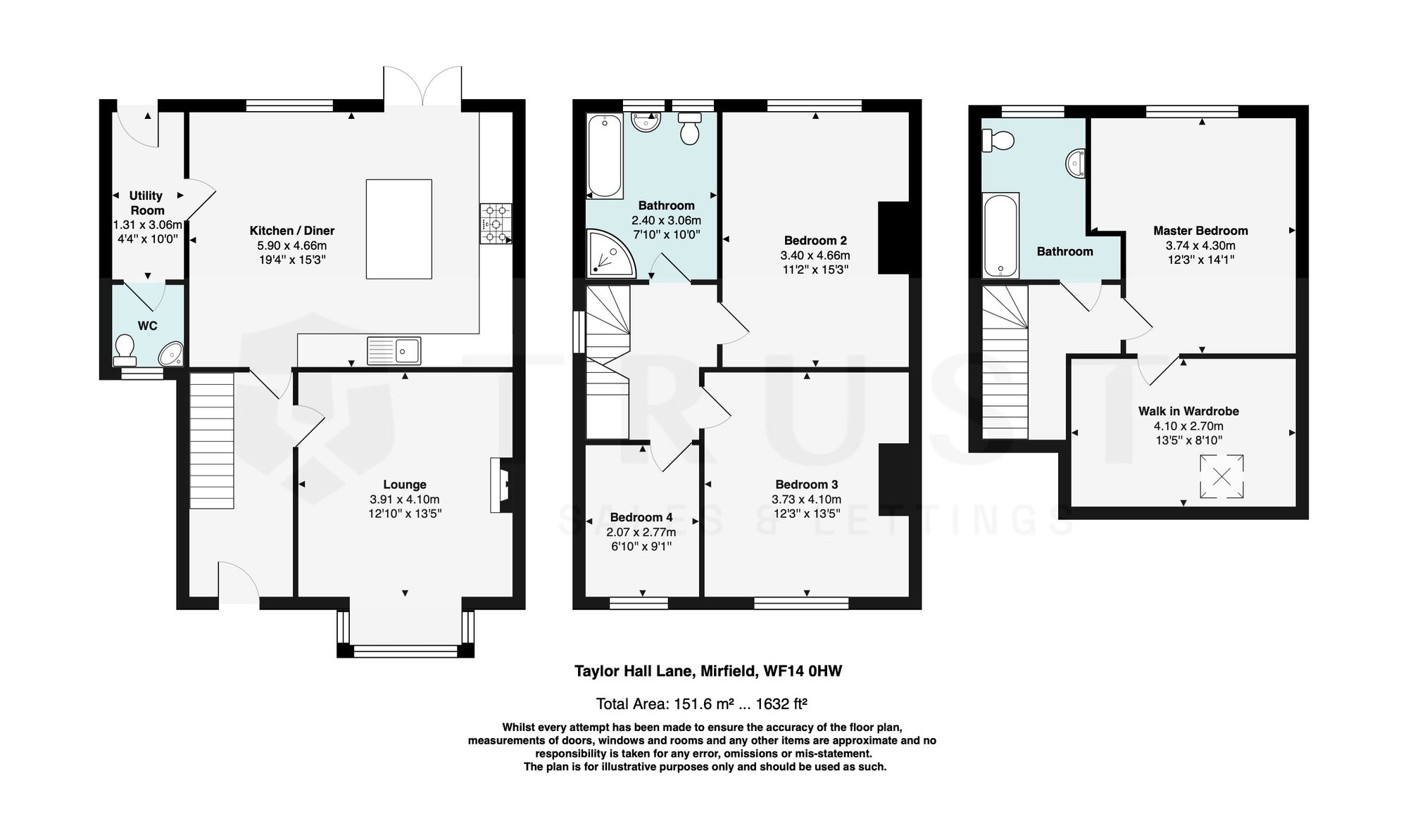 22 Taylor Hall Lane, Mirfield floorplan