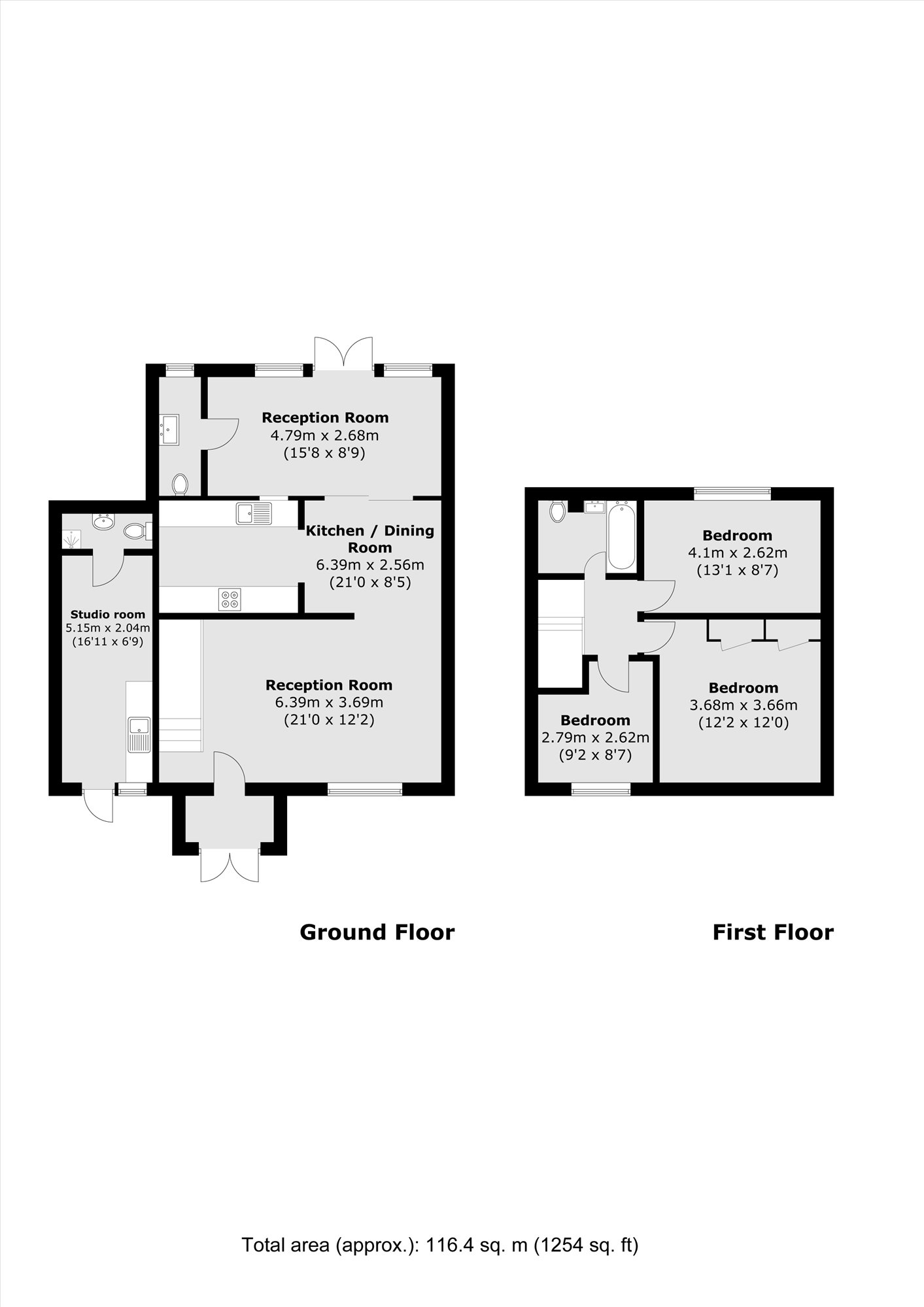 46, Winchester Road, Feltham floorplan