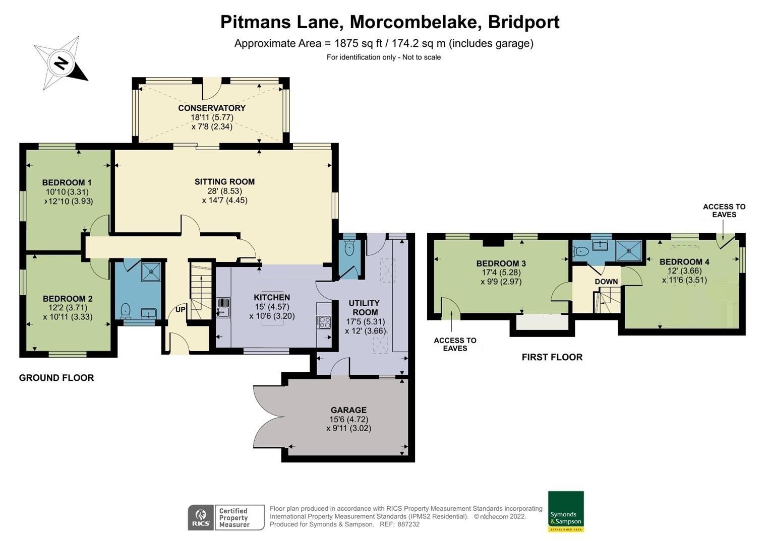 West Hill, Pitmans Lane, Bridport floorplan