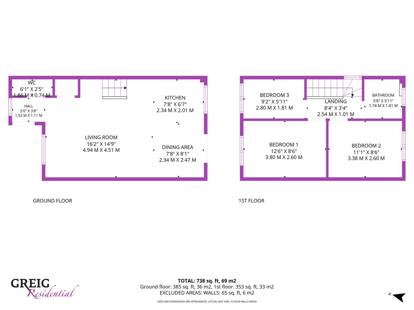 37a, West Donington Street, Darvel floorplan