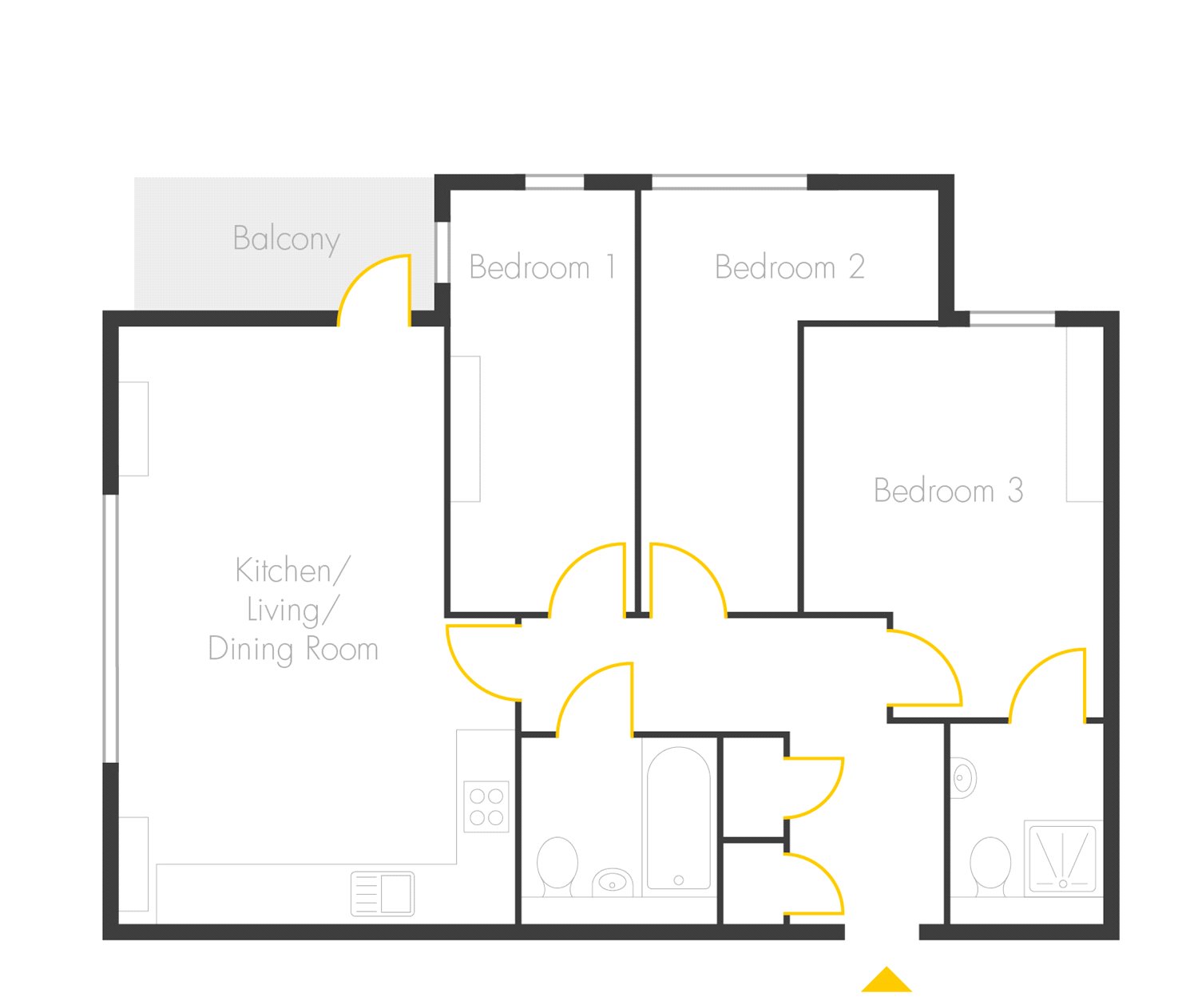 3 Bedrooms Flat to rent in Stratford High Street, London E15
