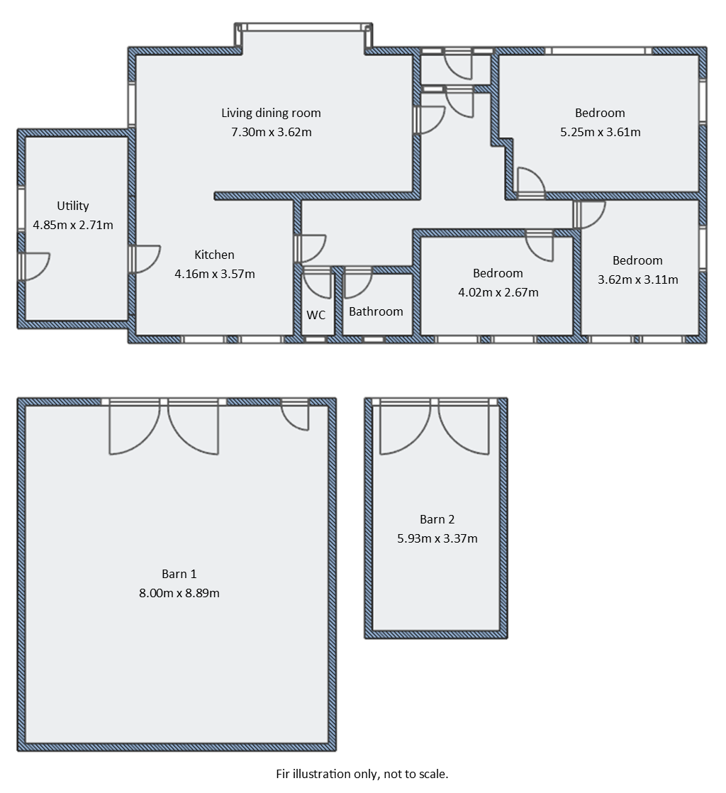 Trewin, St. Austell floorplan