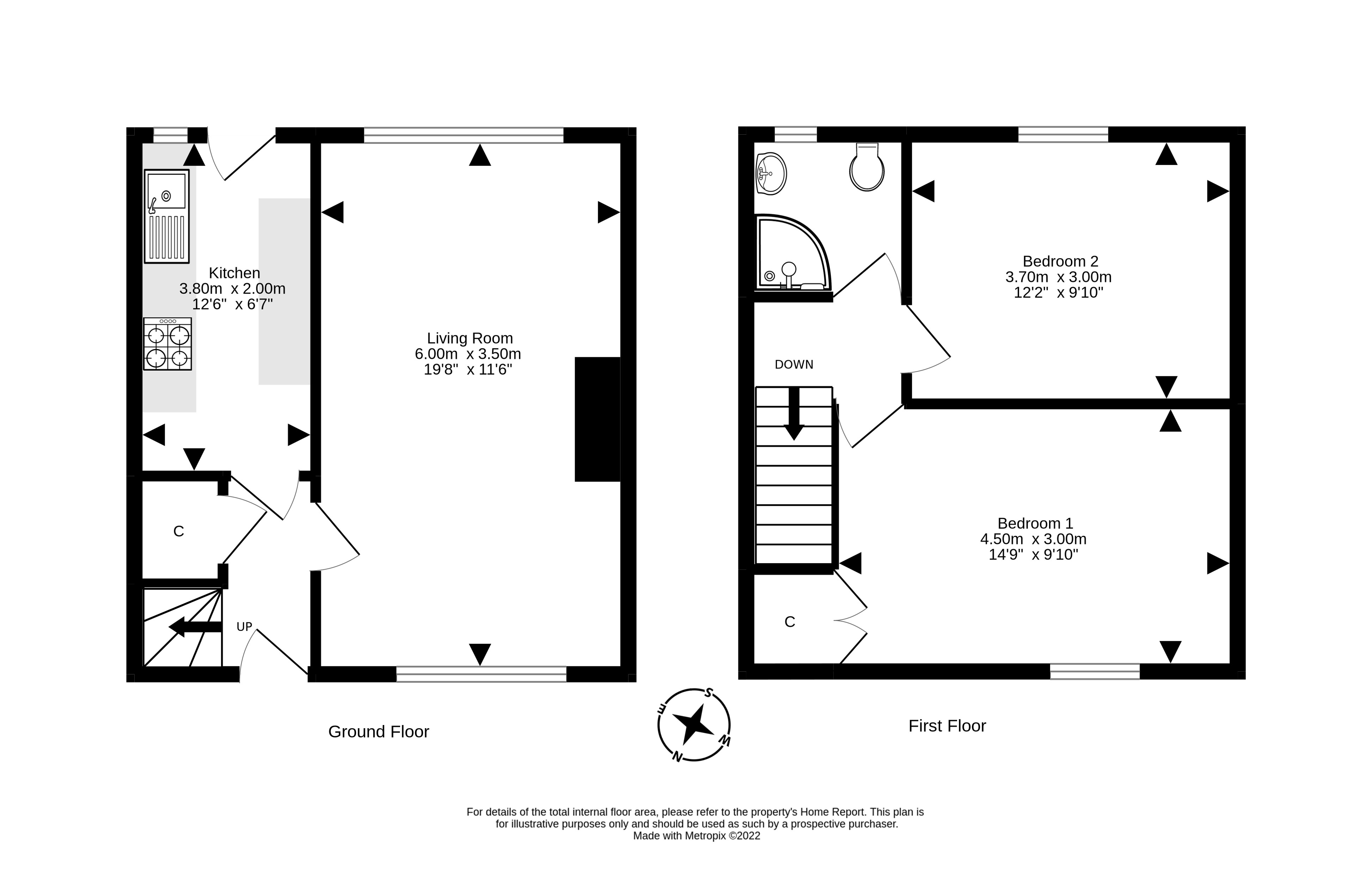 27 Forthview Road, Currie EH14, 2 bedroom terraced house for sale