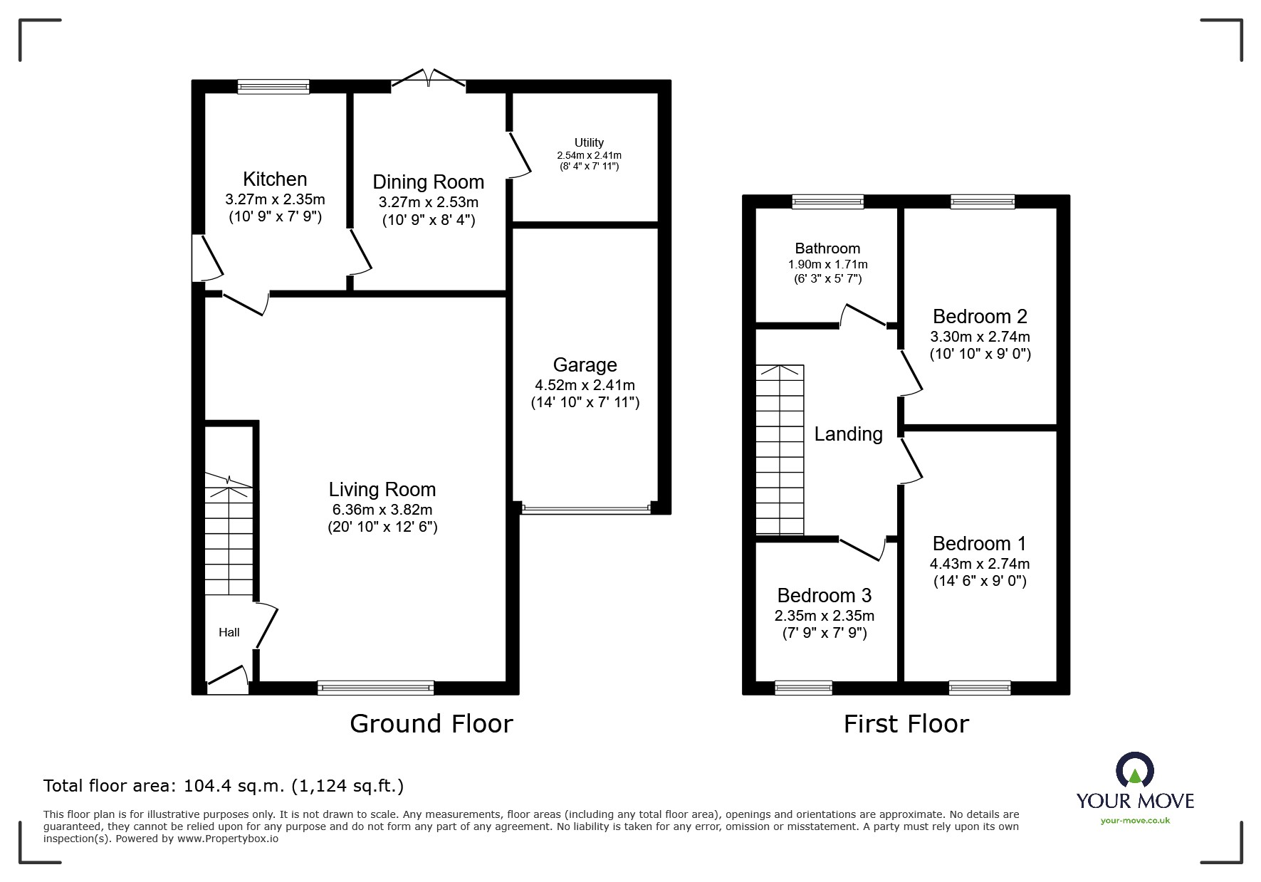 62, Vernon Way, Barnsley floorplan
