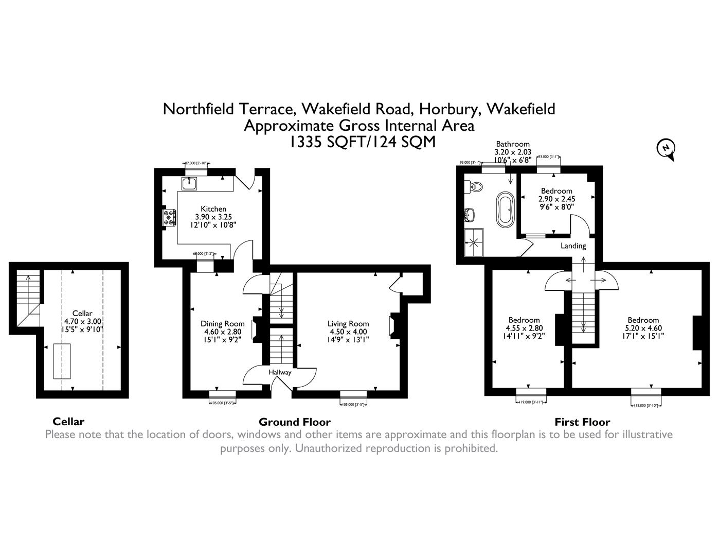 4, Northfield Terrace, Wakefield Road, Wakefield floorplan