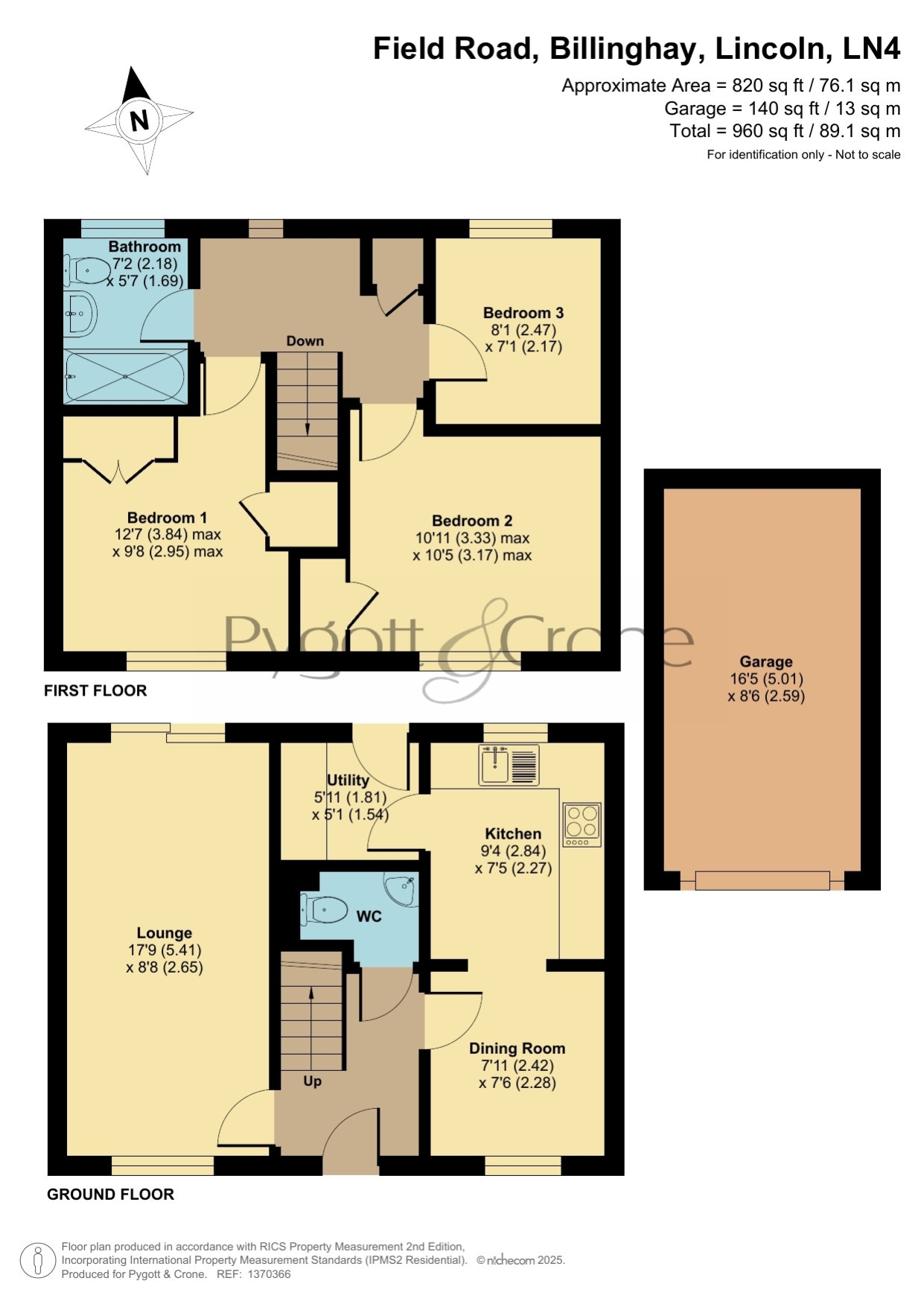 37, Field Road, Lincoln floorplan