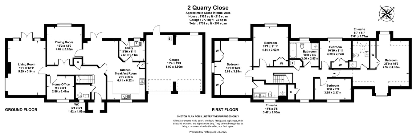 5 bed detached house for sale in Gloucester GL19 – £650,000