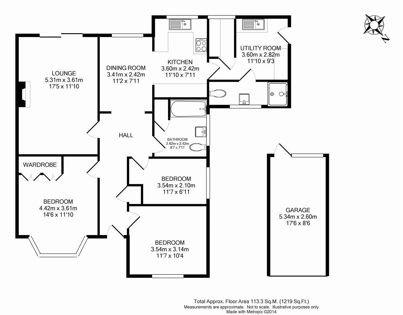 4, Allen Road, Great Bookham floorplan