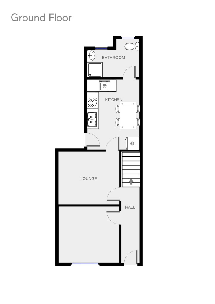 64, Gelligaer Street, Cardiff floorplan