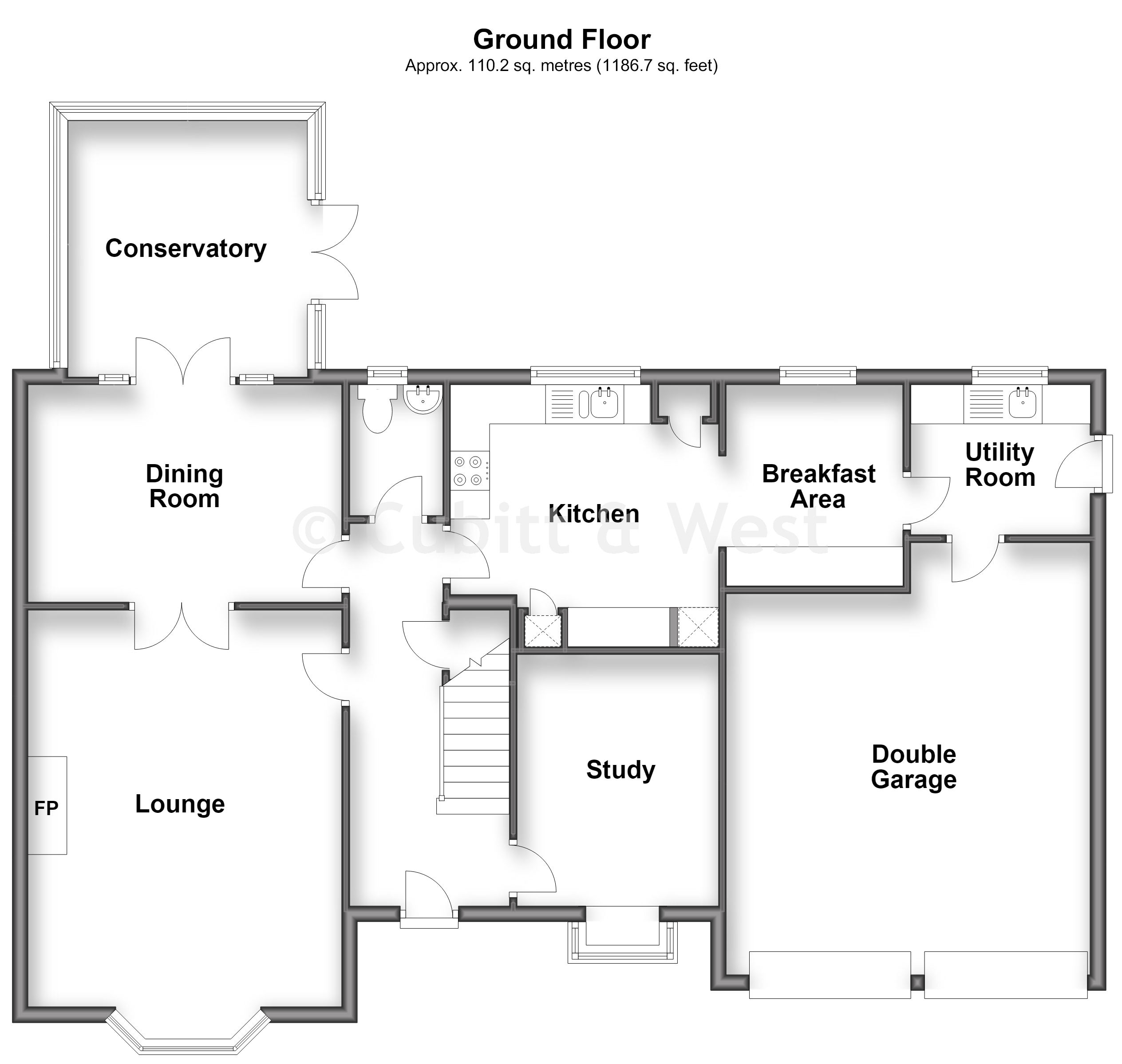 17, Masons Way, Pulborough floorplan