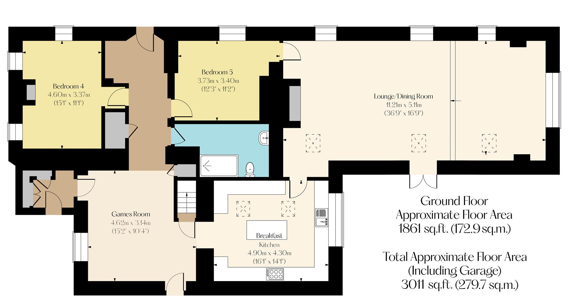 The Old Robin Hood, Dronfield floorplan