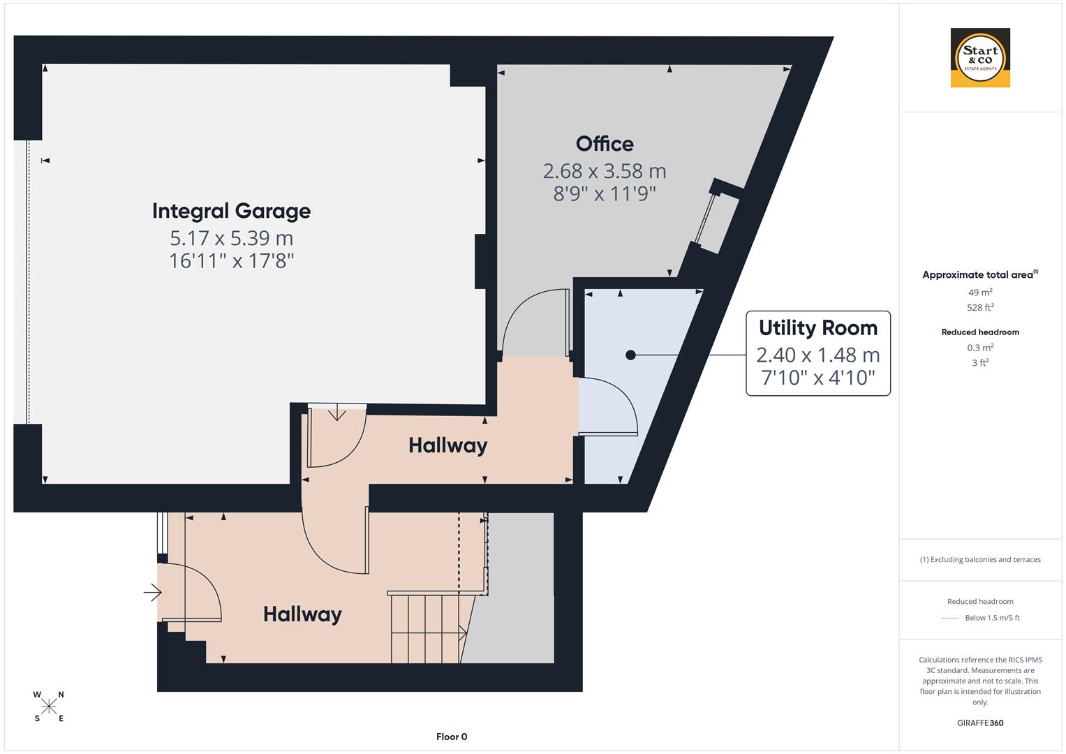 28a, Headland Road, Newquay floorplan