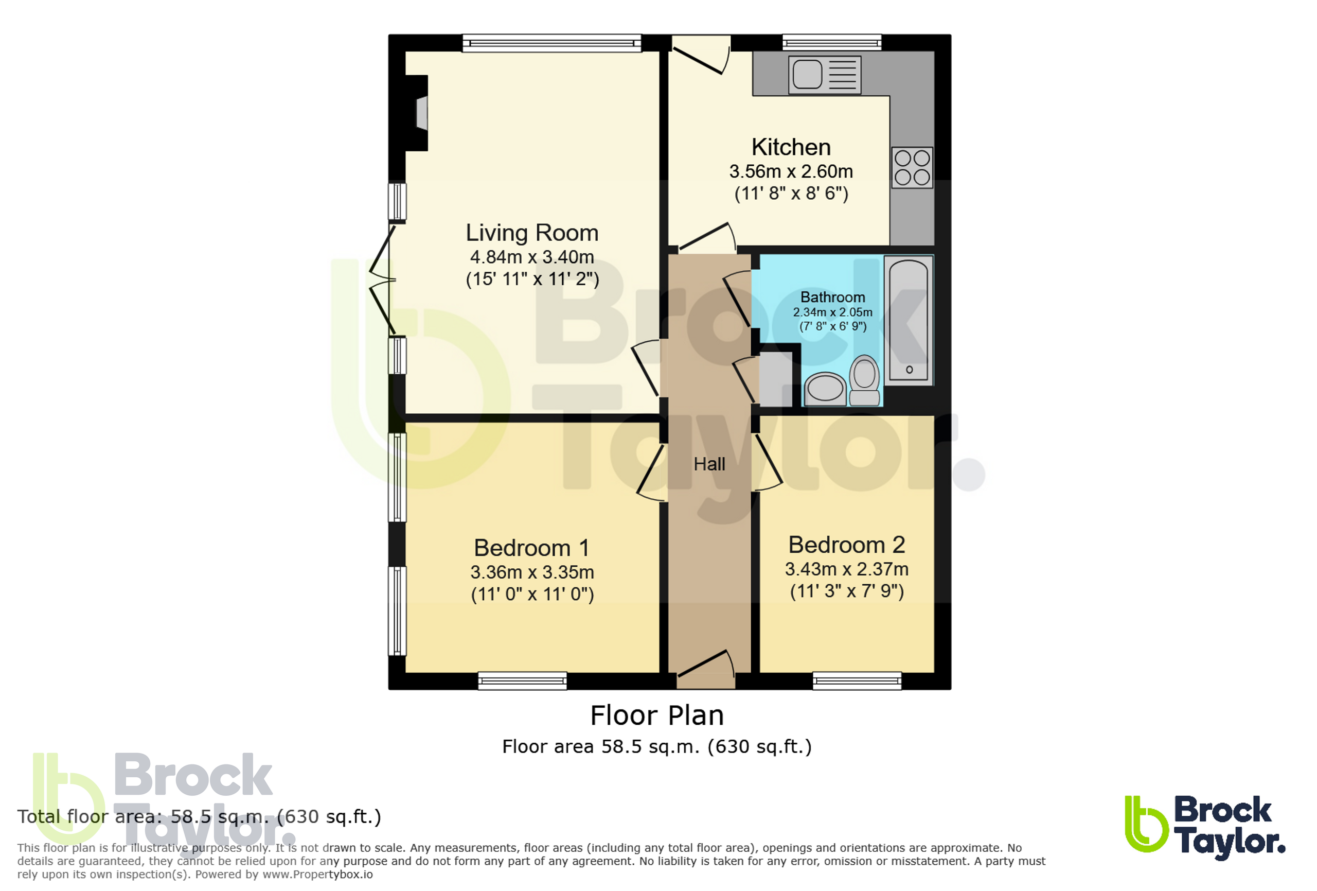 7 Knights Court, Haywards Heath floorplan