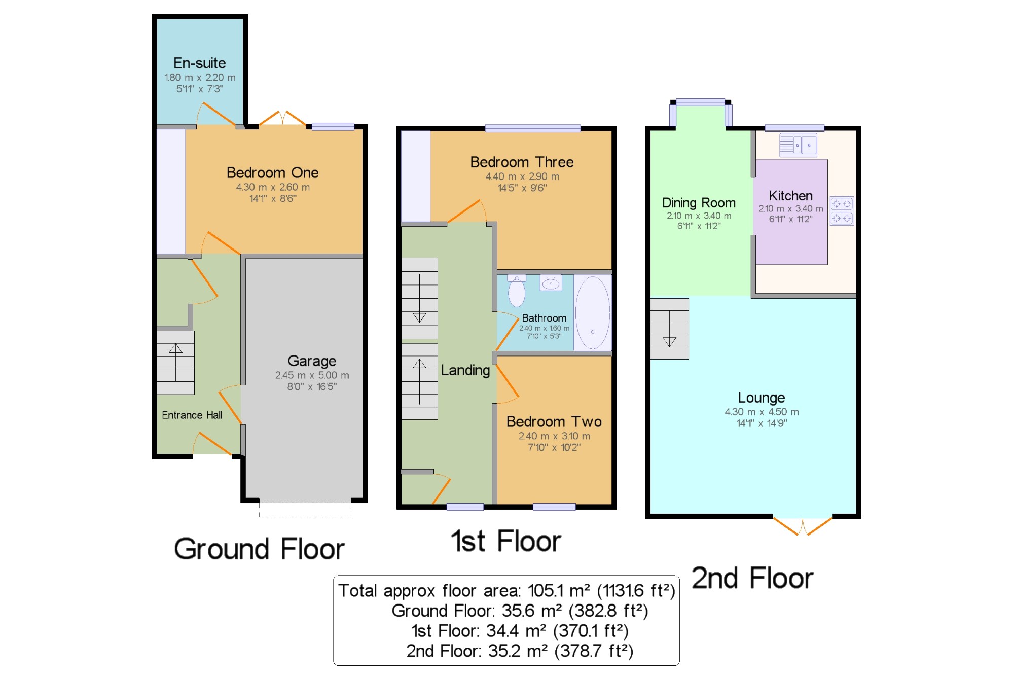 3 Bedrooms Terraced house for sale in Balmoral Way, Wilmslow, Cheshire, . SK9