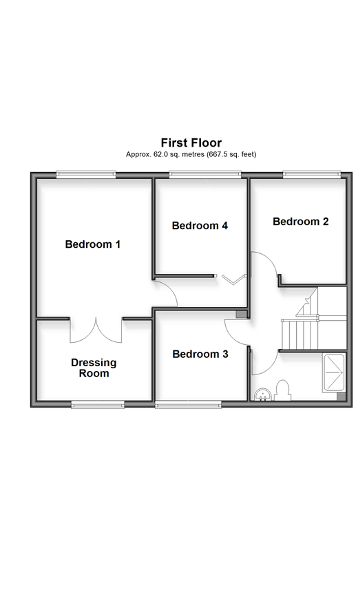 Courtfield Avenue Lords Wood, Chatham floorplan