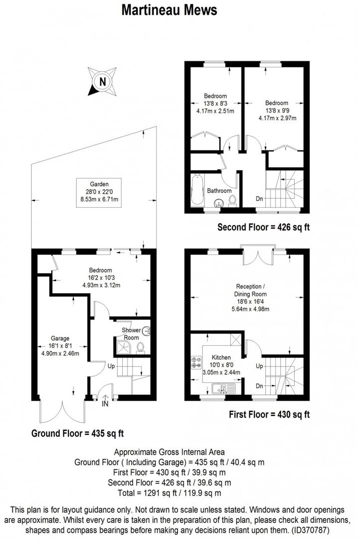 3 Bedrooms Terraced house for sale in Martineau Mews, London N5