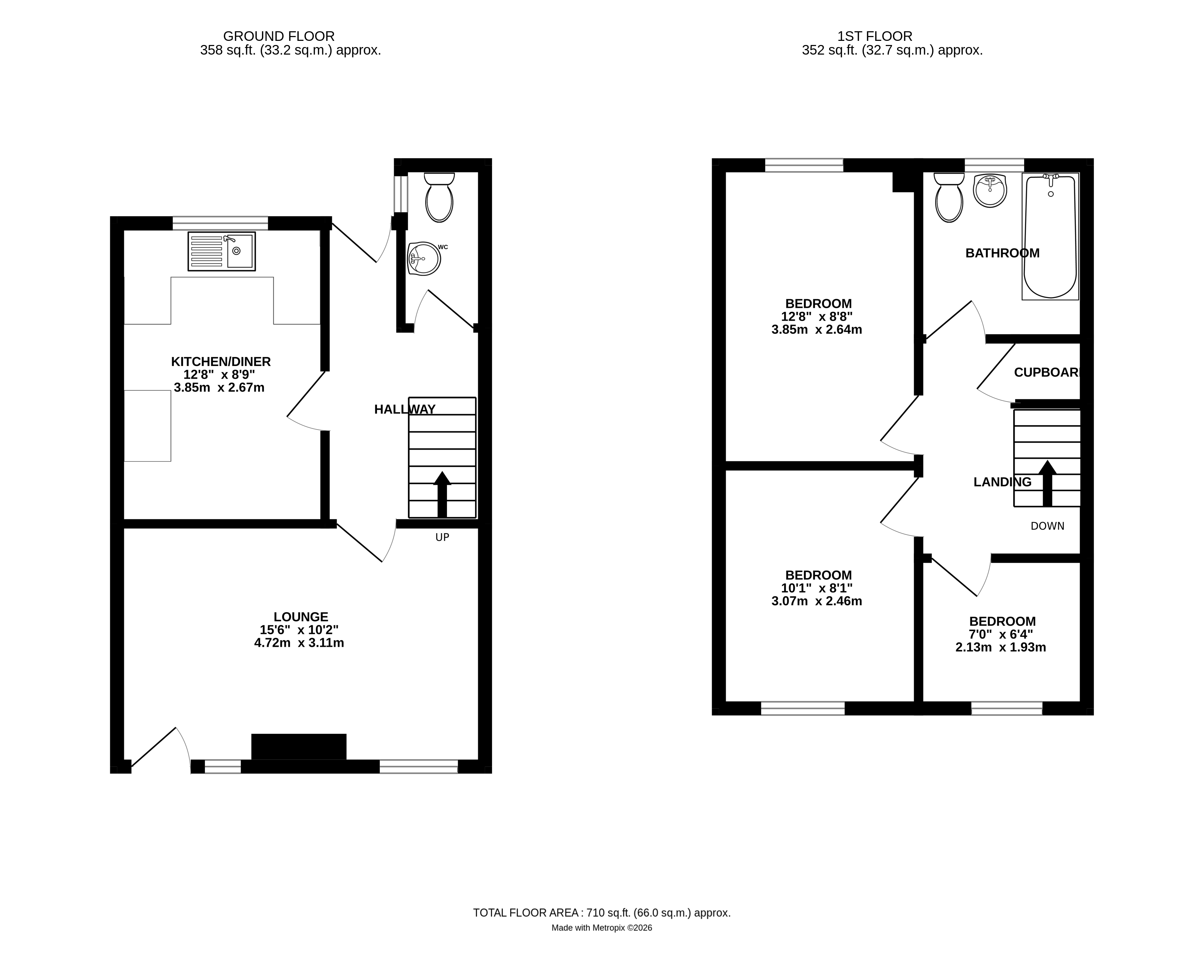5, Balleroy Close, Beaworthy floorplan