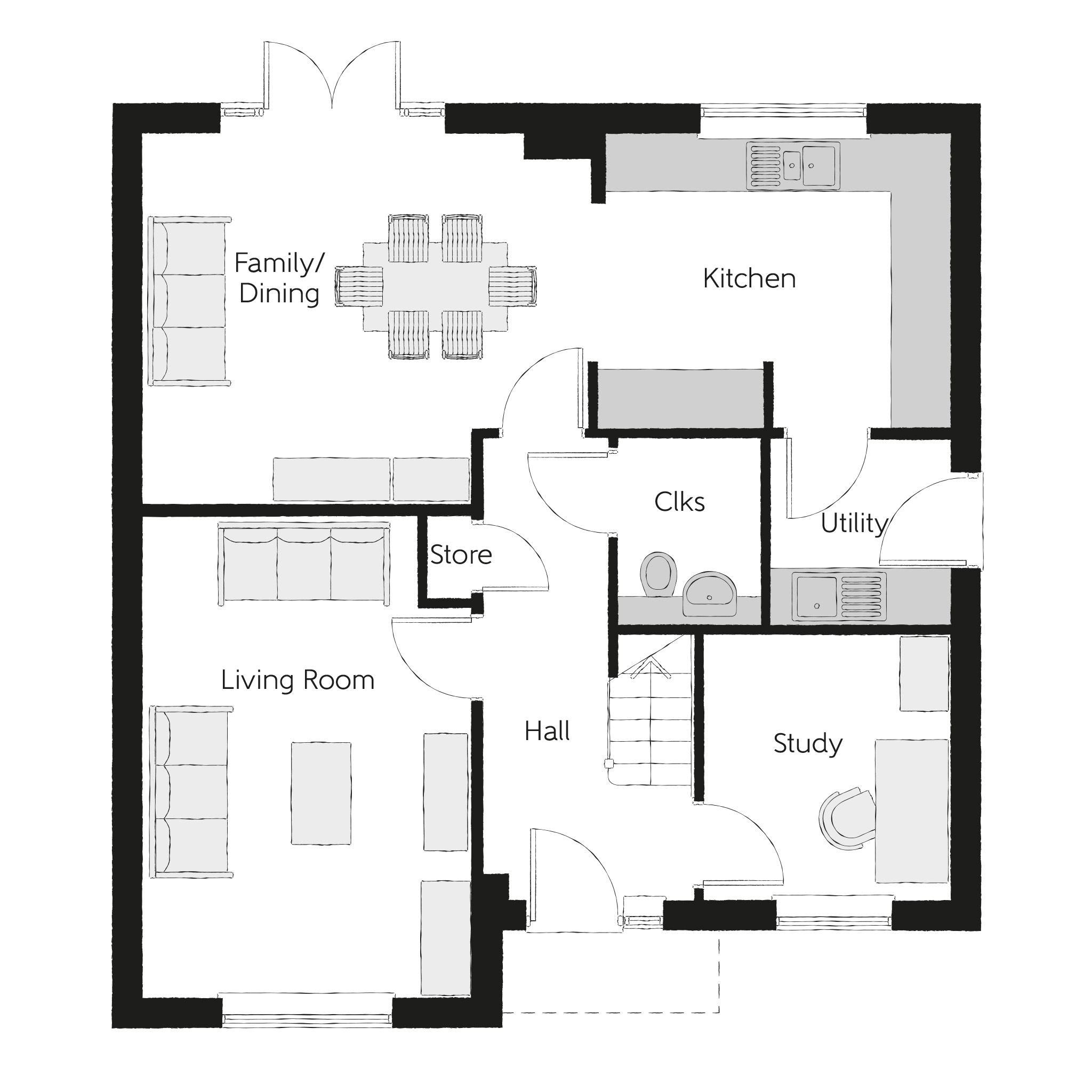 41, Rush Green Road, Lymm floorplan