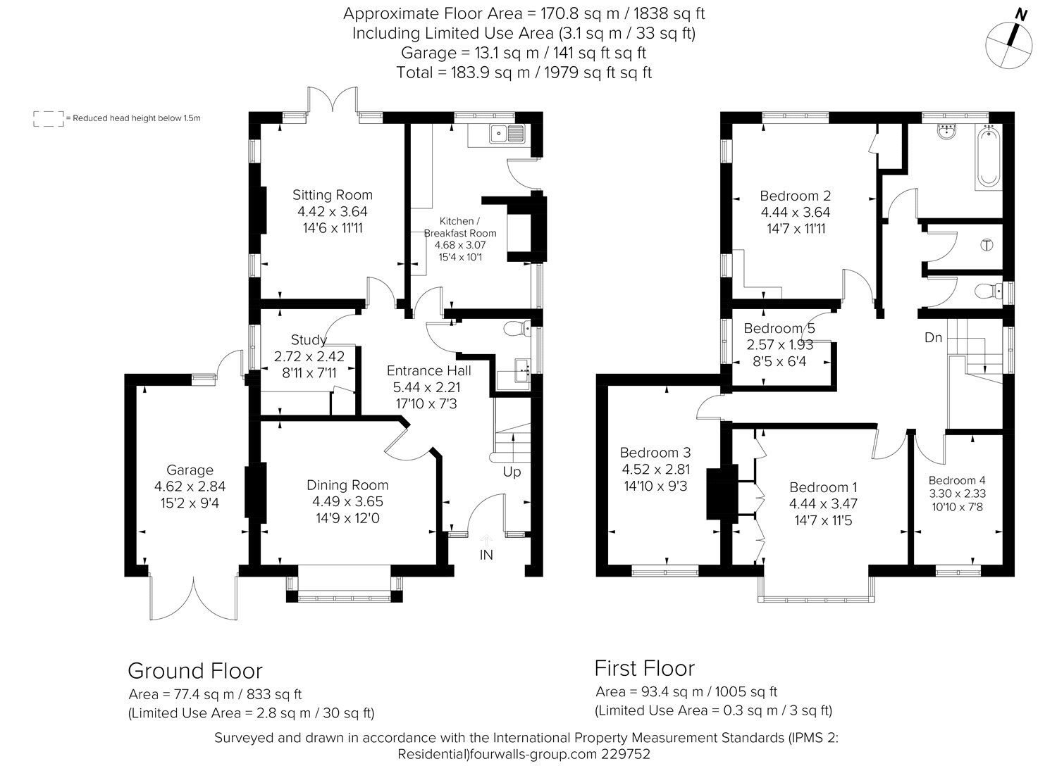 5 Bedrooms Detached house for sale in Stratford Way, Watford, Hertfordshire WD17