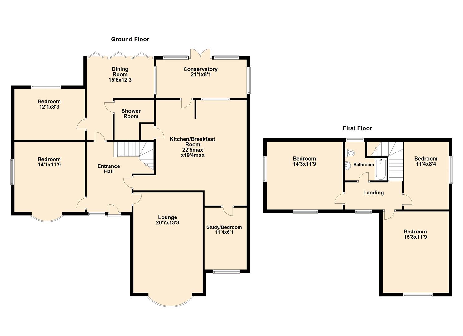 1, Oxford Road, Stanford-le-Hope floorplan
