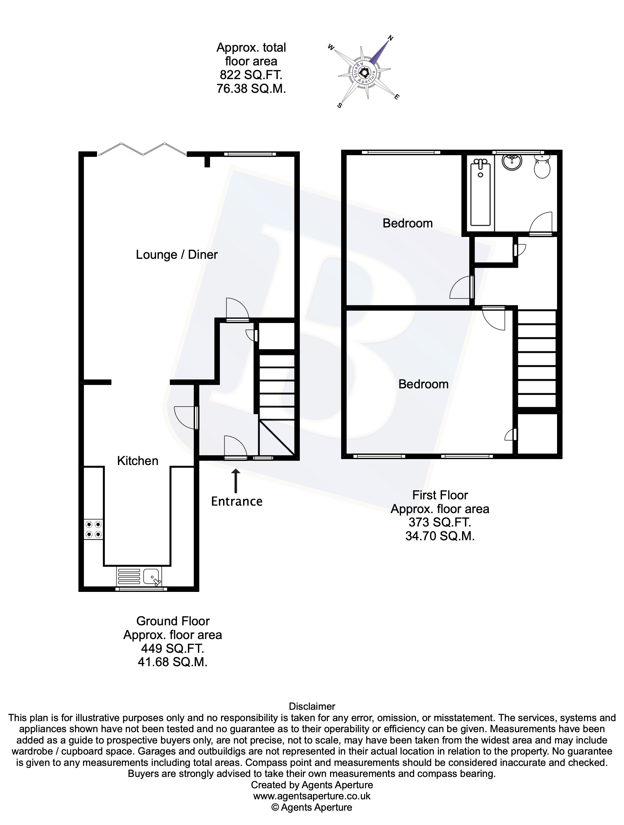 68, Widford Road, Essex floorplan