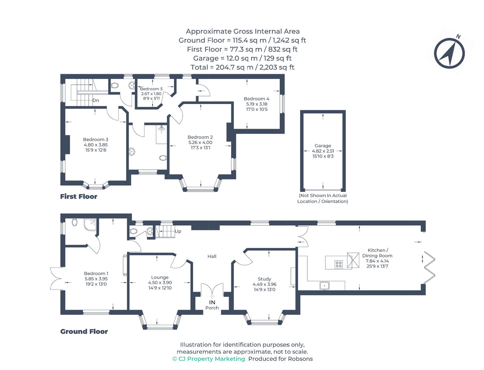 1, Hillview Road, Pinner floorplan