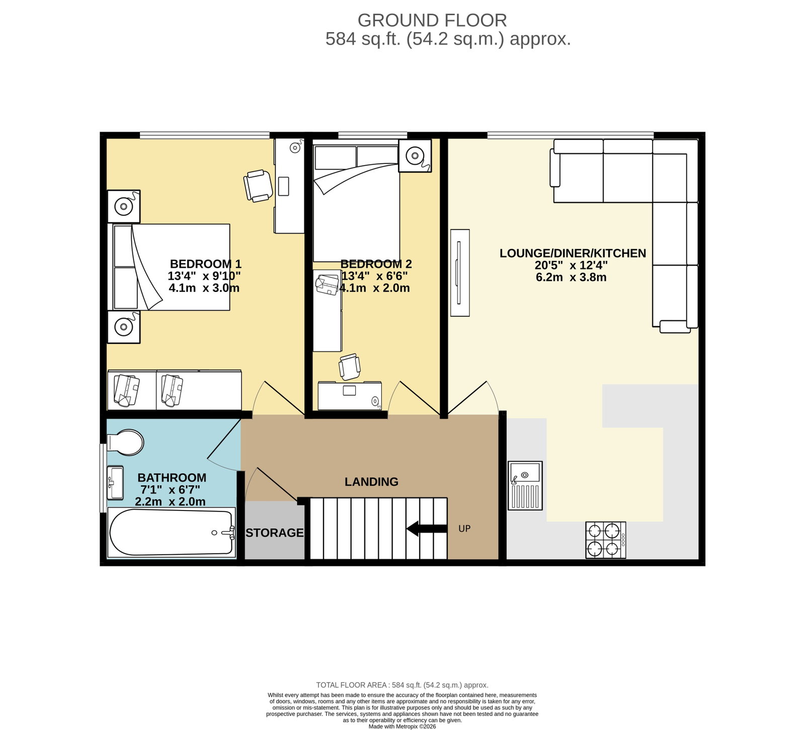 Cromwell Avenue, Stockport floorplan