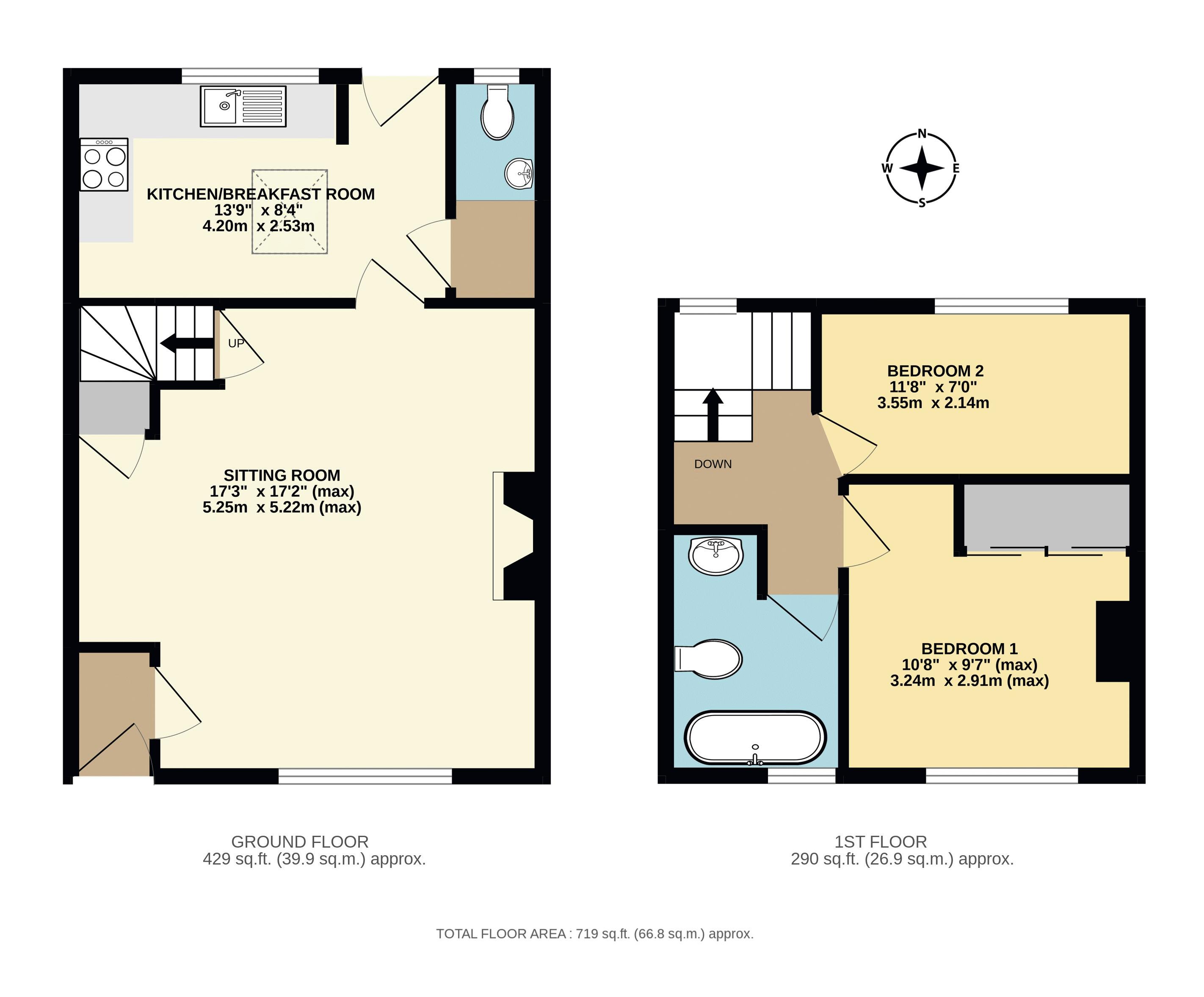 School House Lane, Chard TA20, 2 bedroom cottage for sale