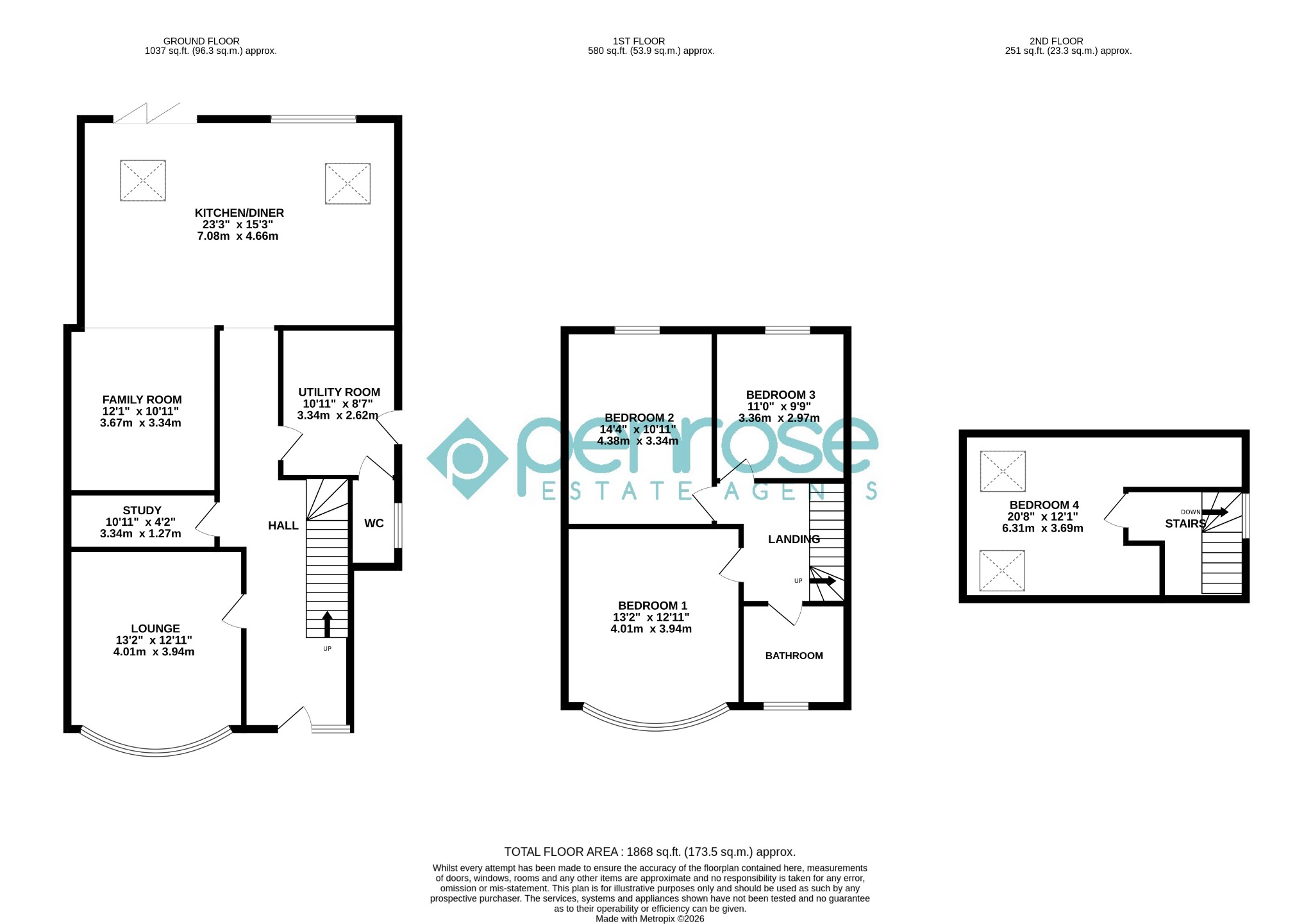 26, Cutenhoe Road, Bedfordshire floorplan