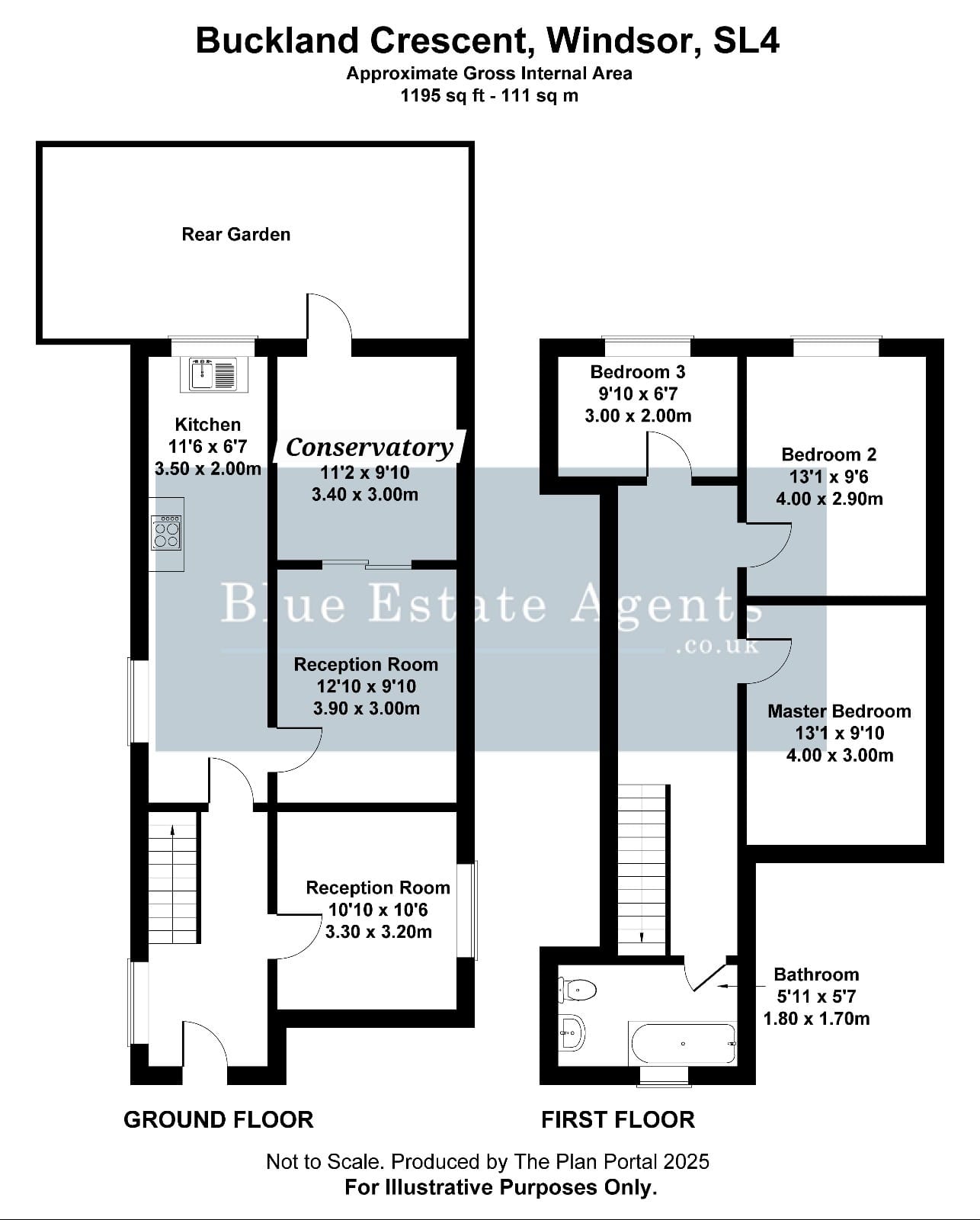 16, Buckland Crescent, Windsor floorplan