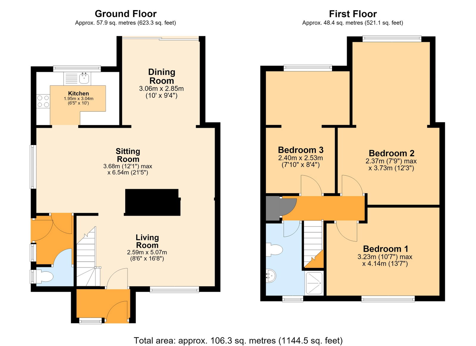 16, The Bryn, Caerphilly floorplan