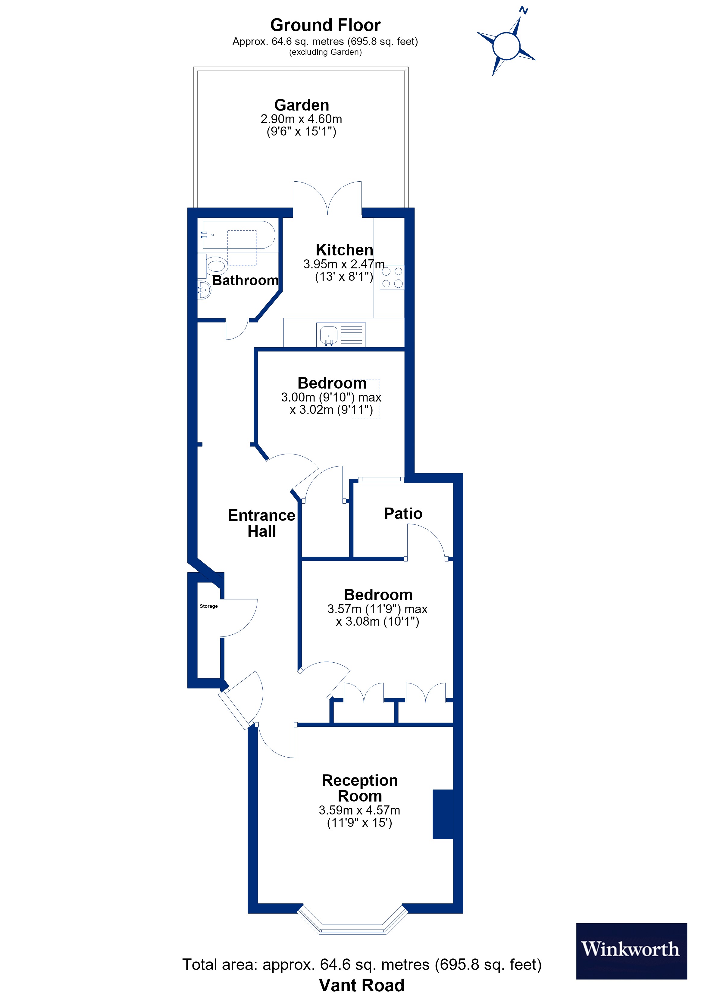 Vant Road, London floorplan