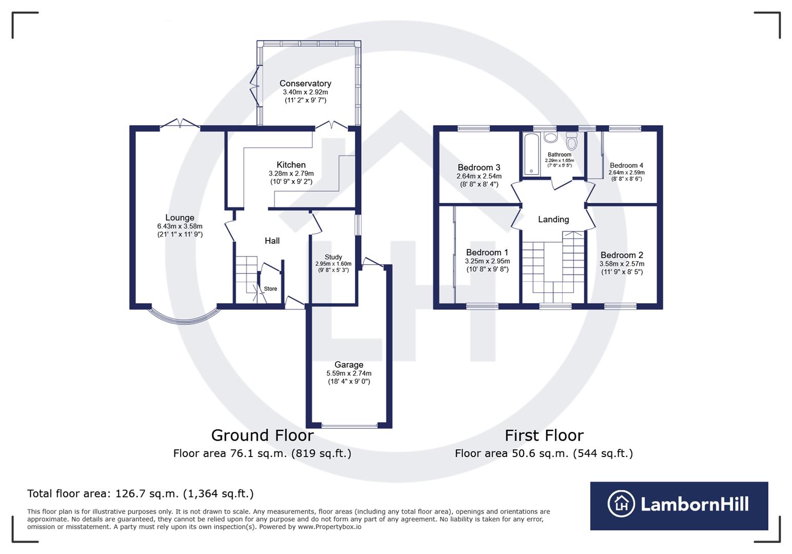 5, Cowbeck Close, Gillingham floorplan