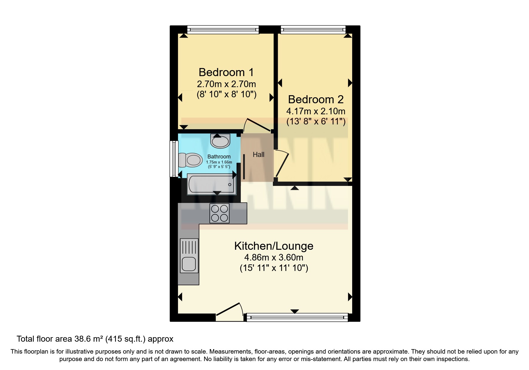 Sheppey Beach Villas, Manor Way, LeysdownOnSea, Sheerness ME12, 2 bedroom flat for sale