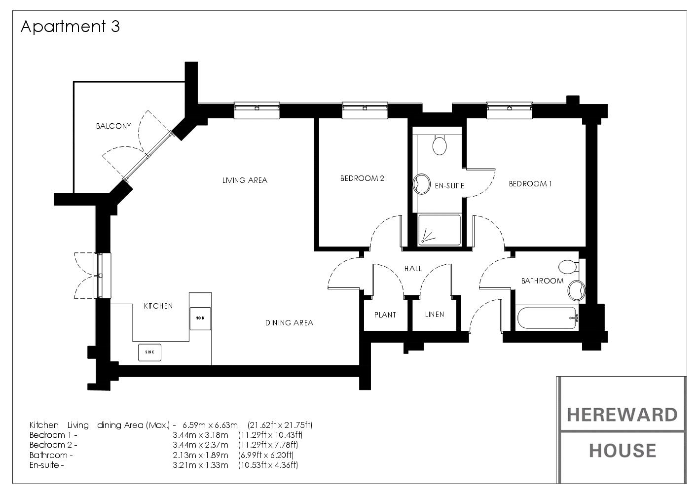88, St Edmunds Walk, Peterborough floorplan