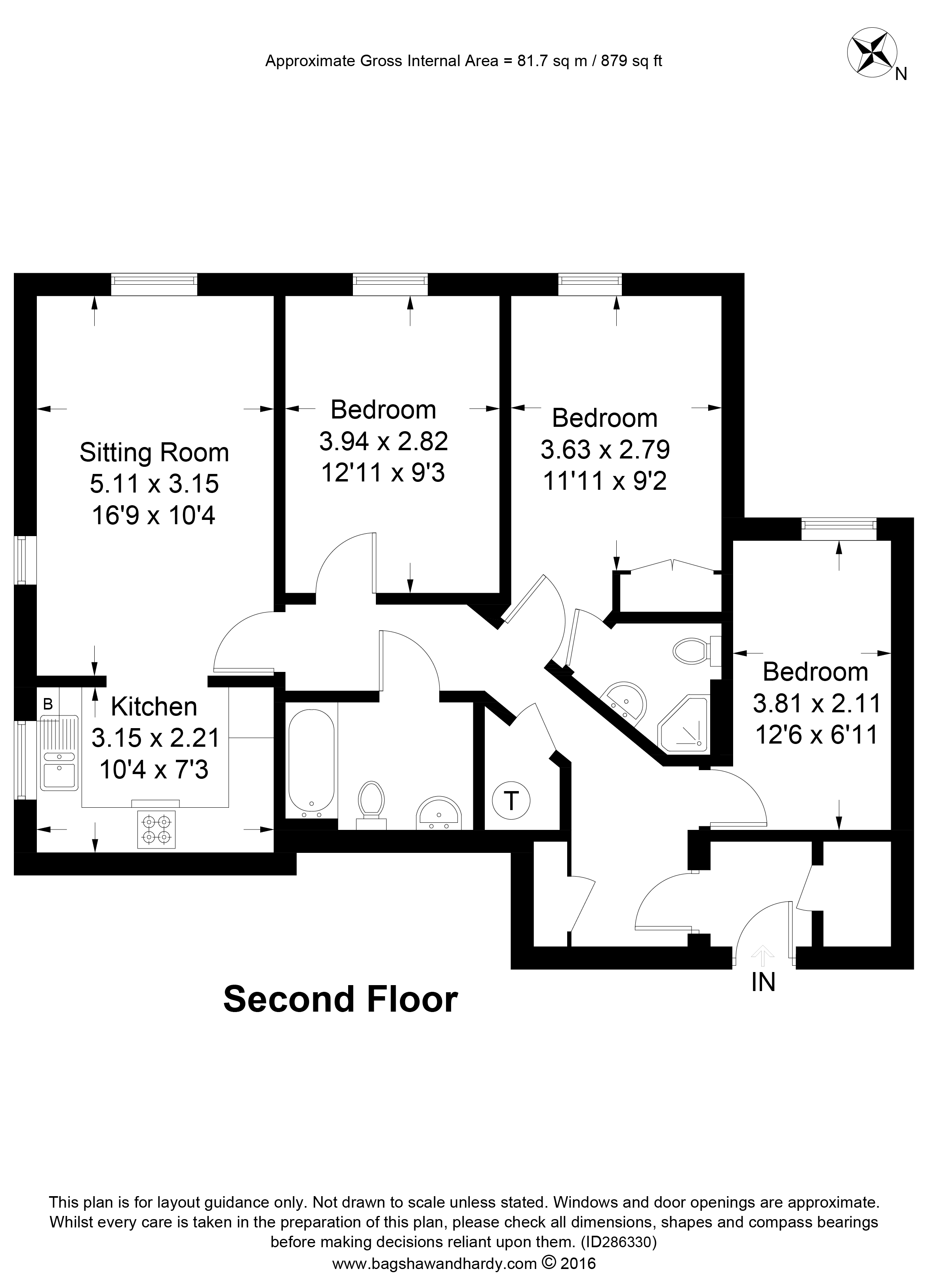 15, Station Road North, Redhill floorplan