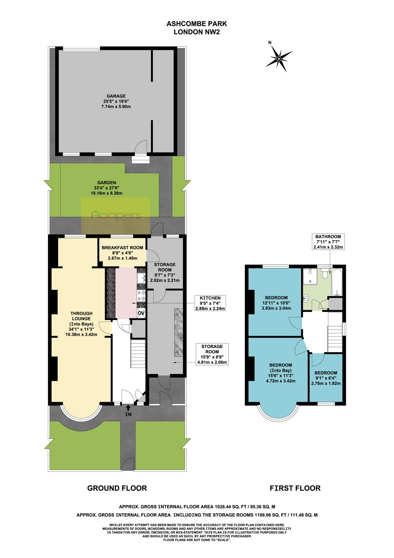 24, Ashcombe Park, London floorplan