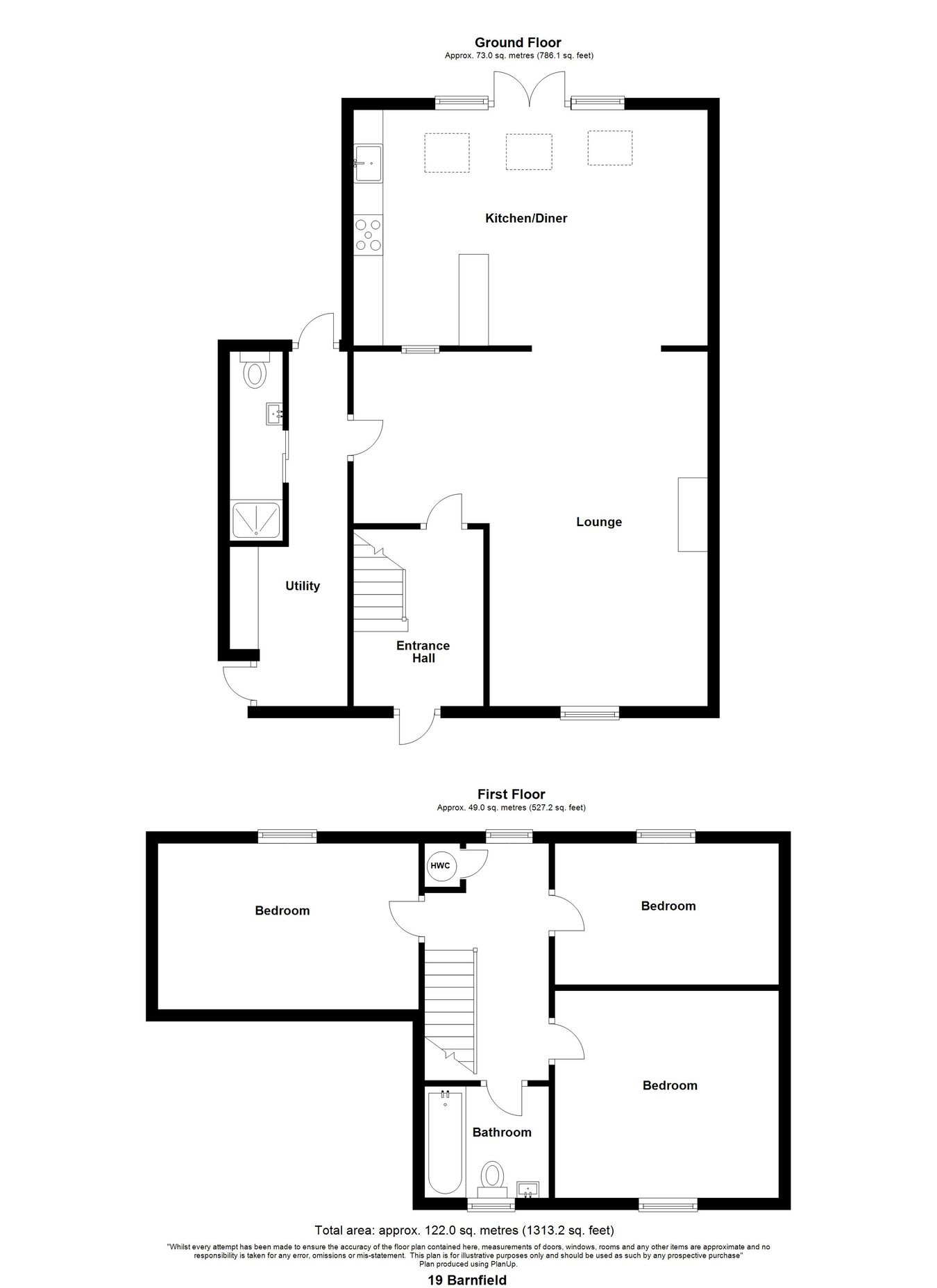 Barnfield, Bishop's Stortford floorplan