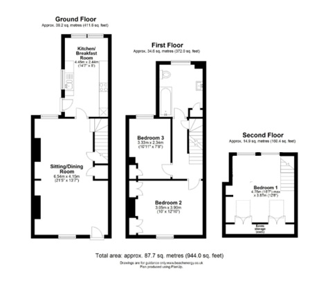 33, Selwyn Road, Cambridge floorplan