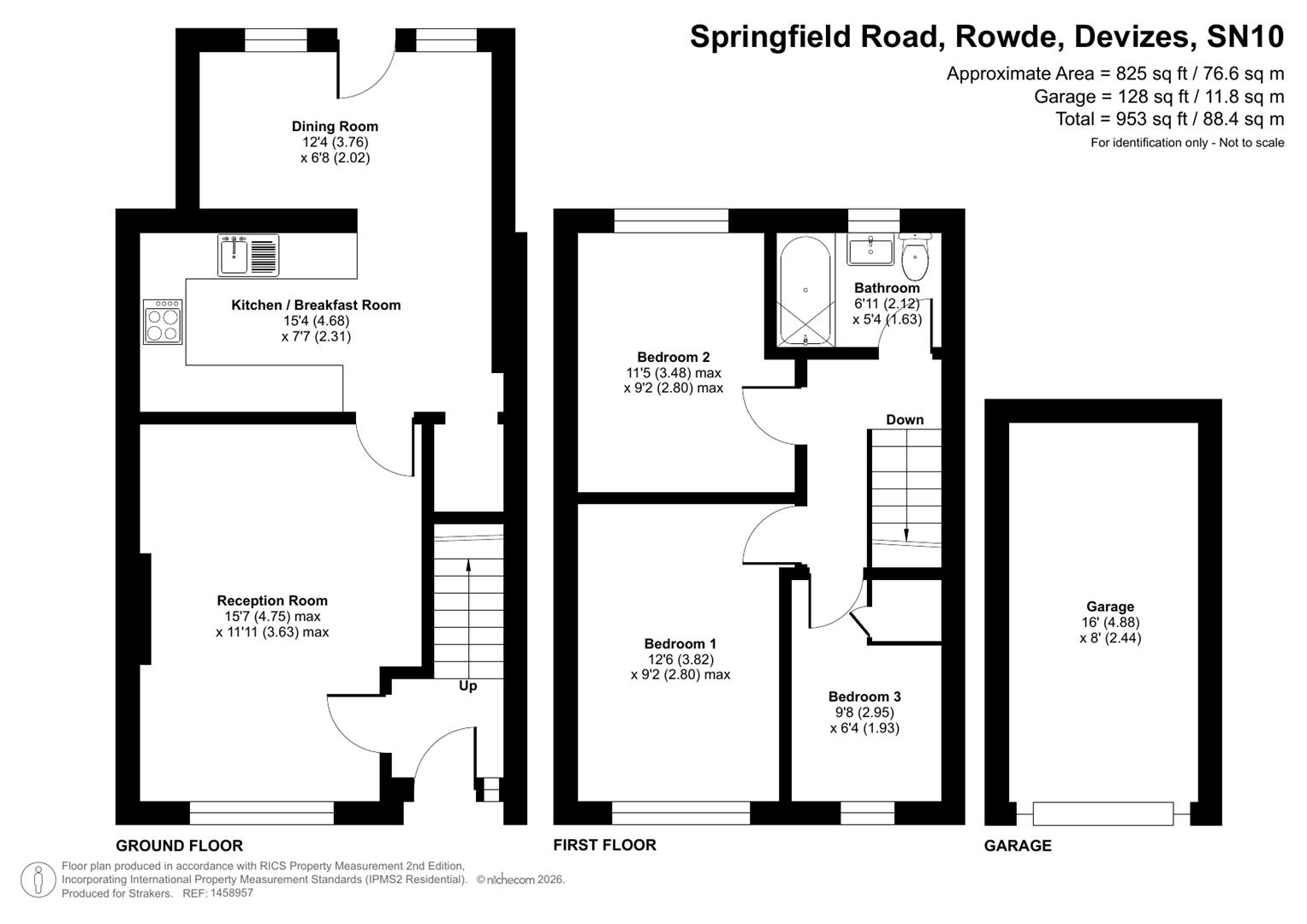 6, Springfield Road, Rowde floorplan