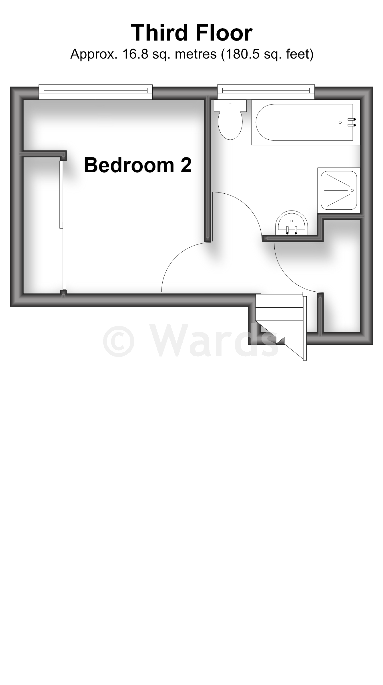43, Princes Avenue, Chatham floorplan