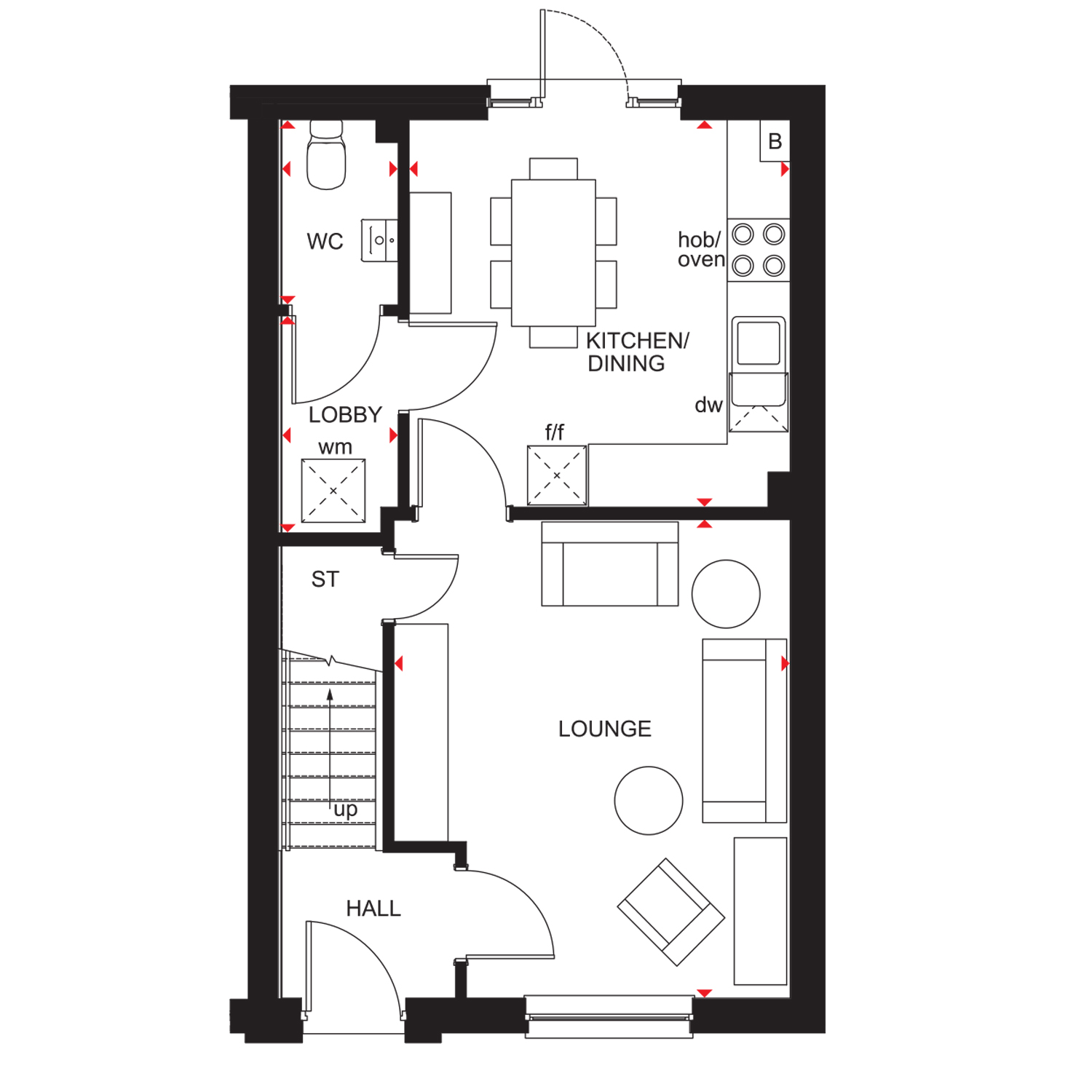 "Hume" at Ayton Park South, East Kilbride, Glasgow G74, 3 bedroom