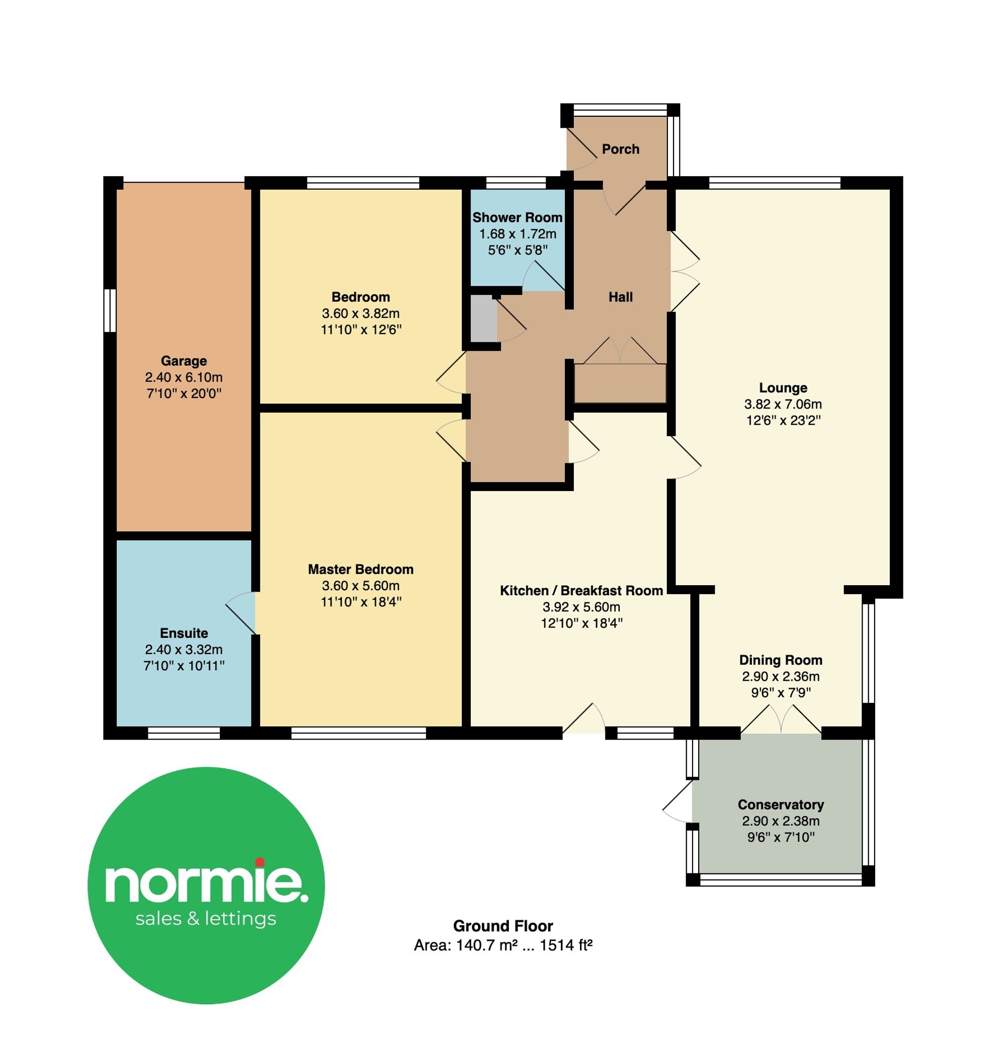 15 Hillingdon Road, Manchester floorplan